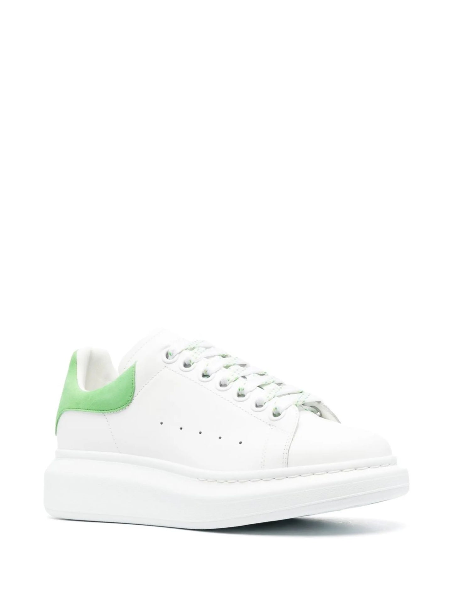 Oversized leather sneakers