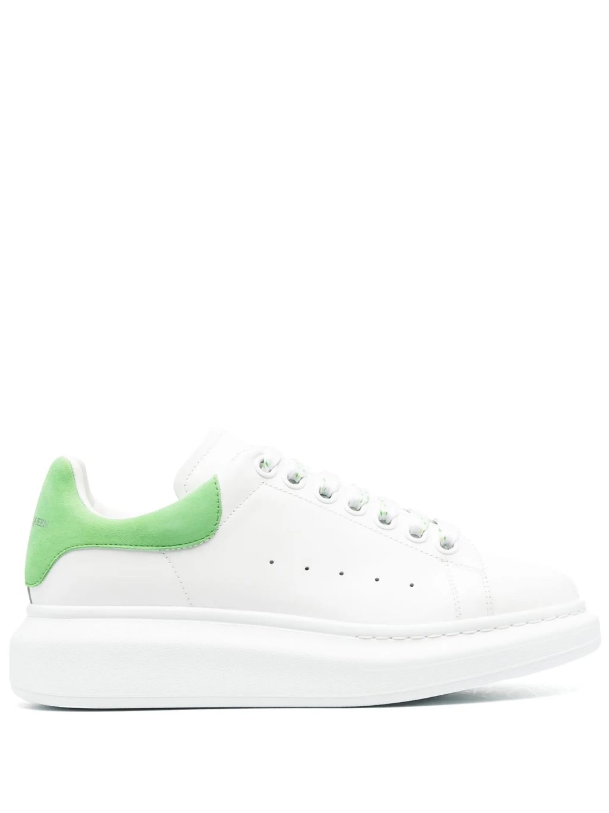 Oversized leather sneakers