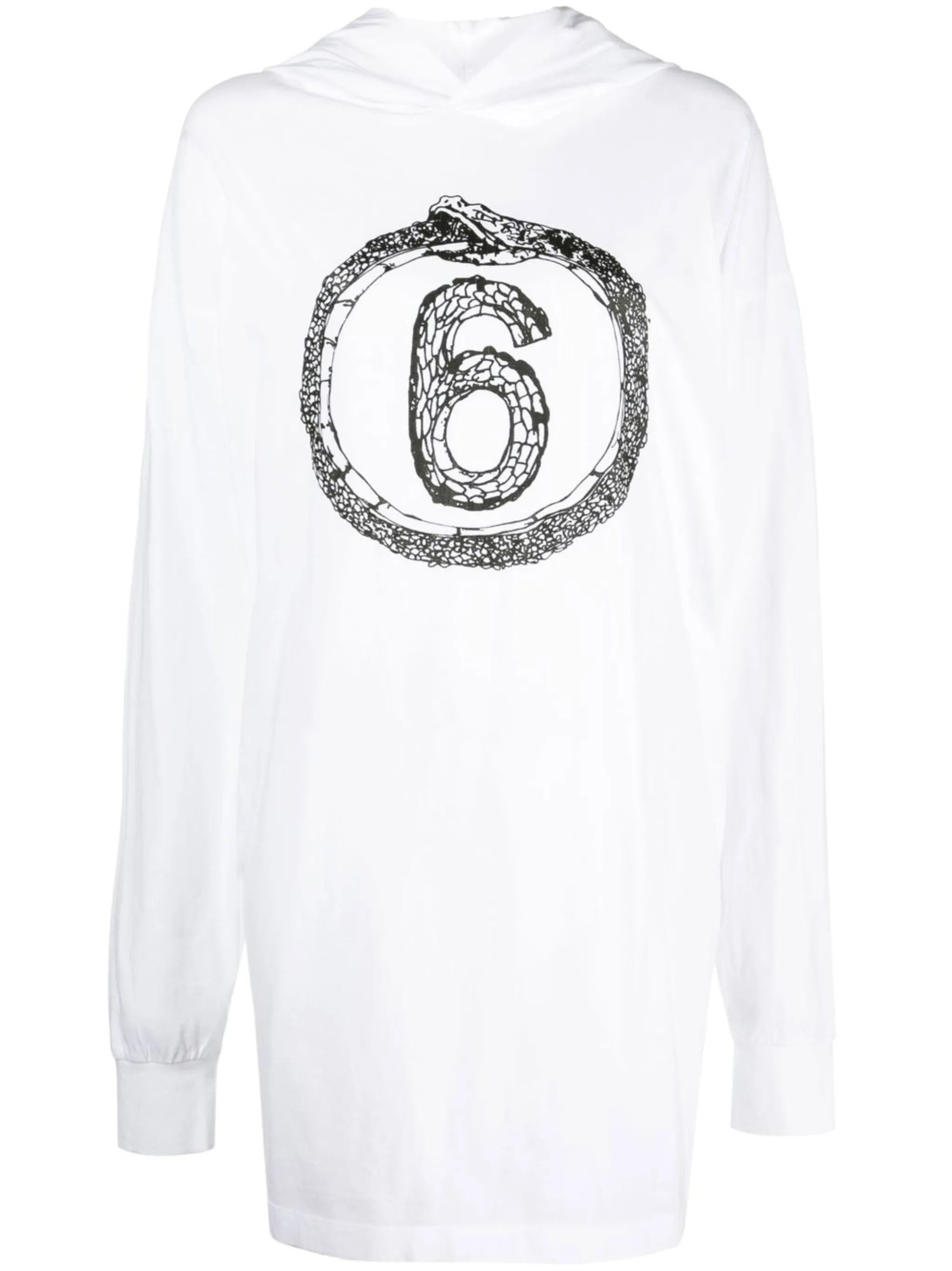 logo oversized hoodie