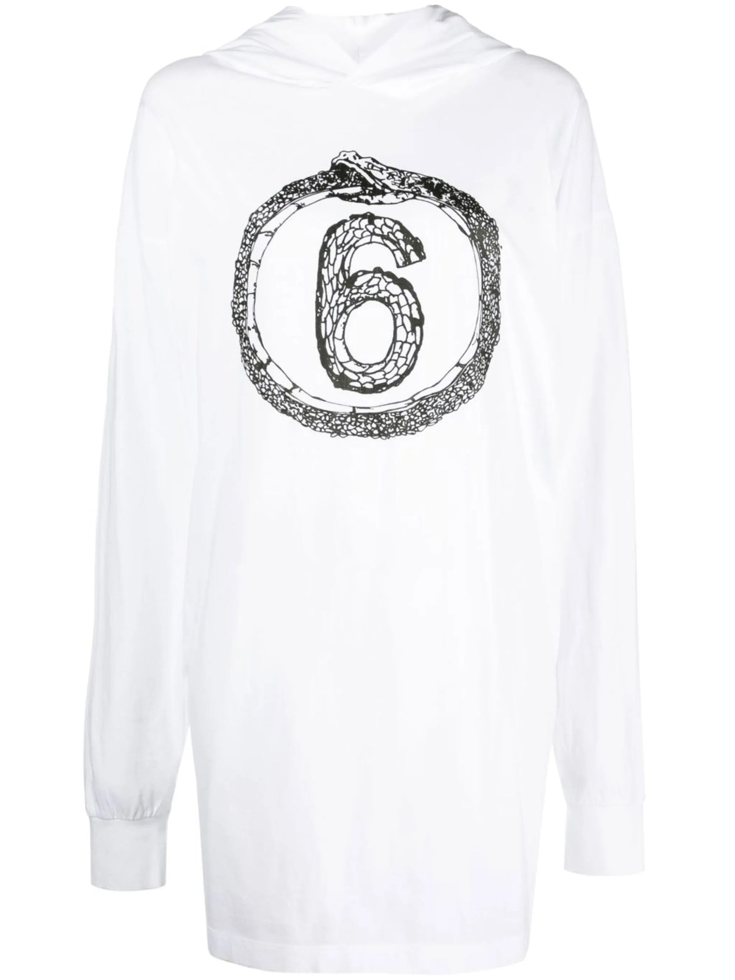 logo oversized hoodie