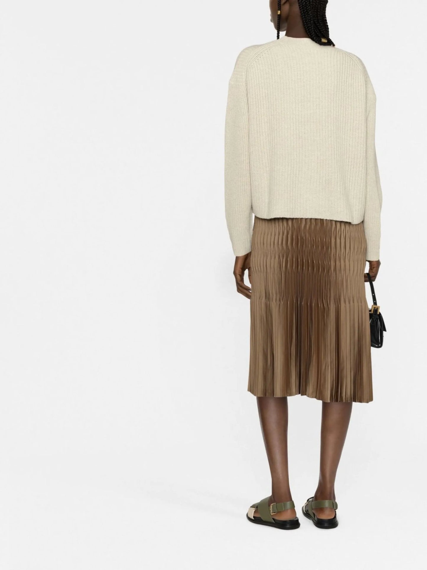 ribbed knit cardigan