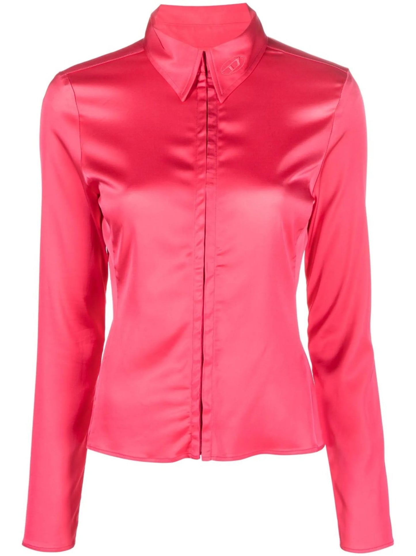 long-sleeve hook and eye shirt