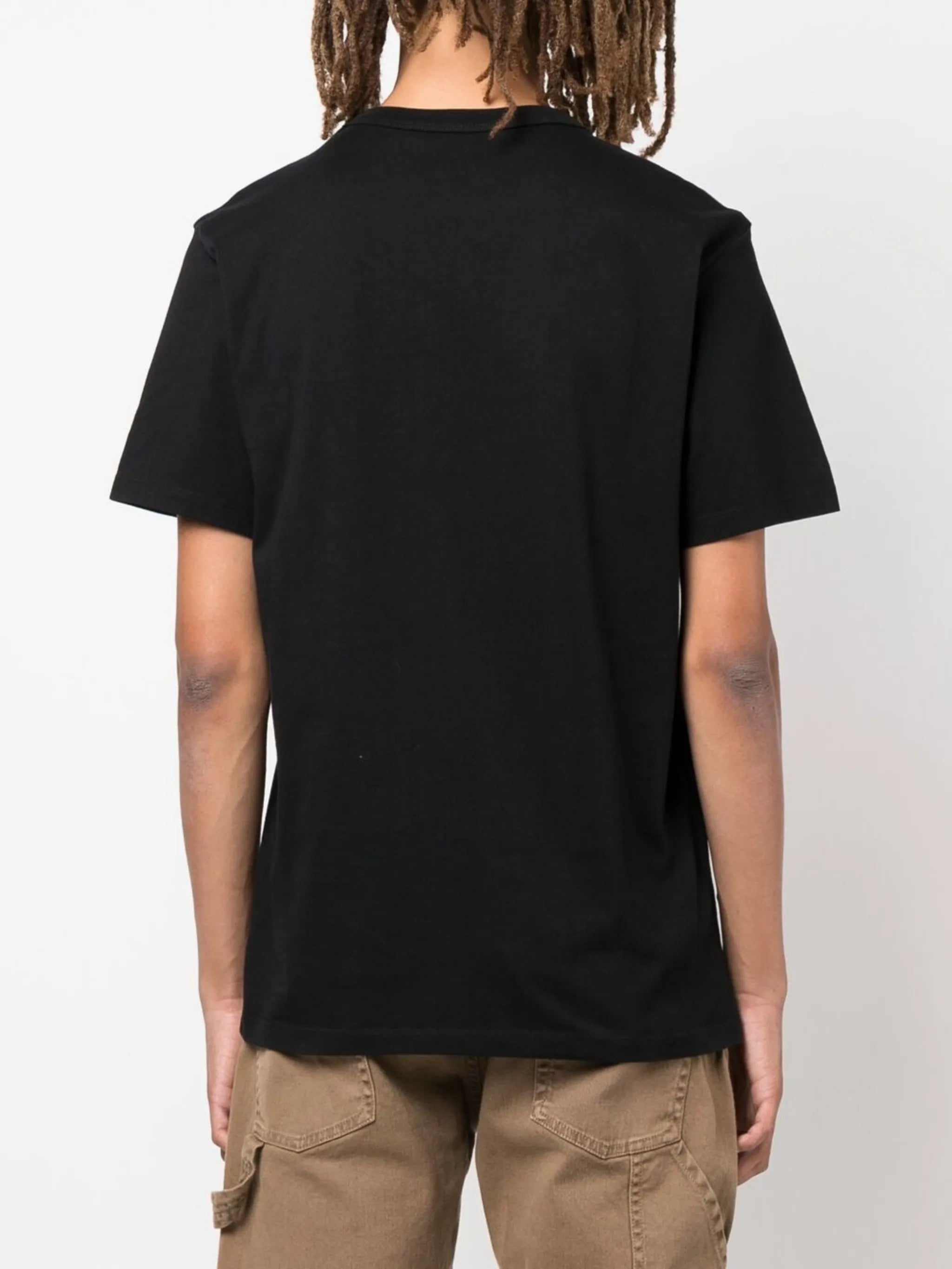 Chillax fox-patch cotton T-shirt