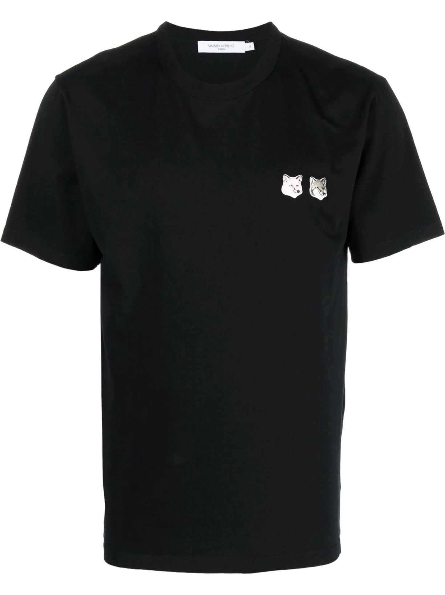 Double Fox Head-Patch cotton T-shirt
