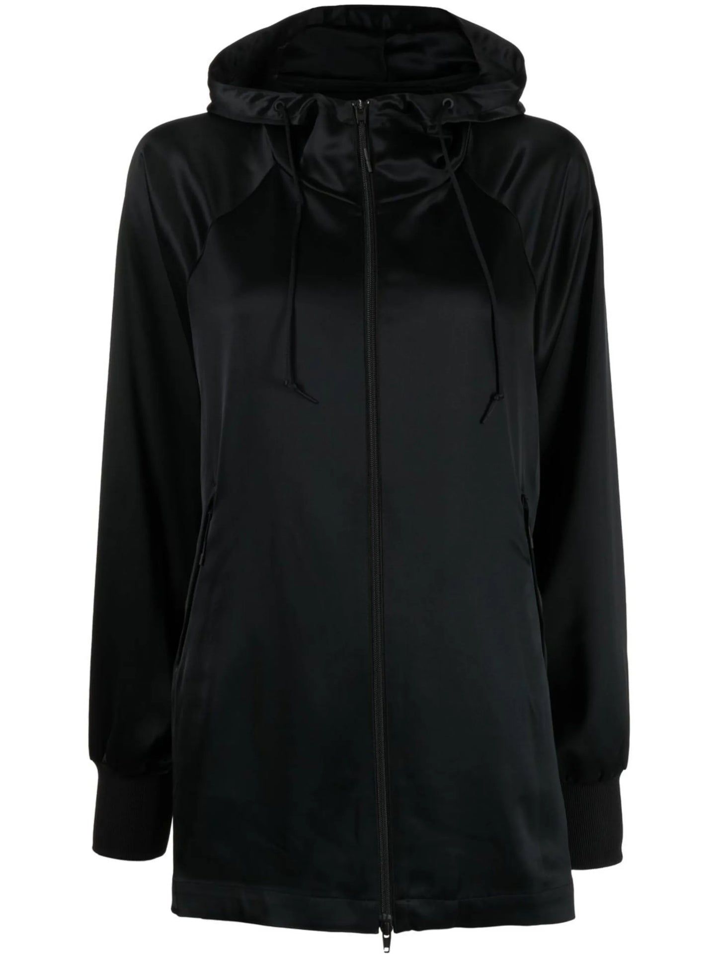hooded long-sleeve top