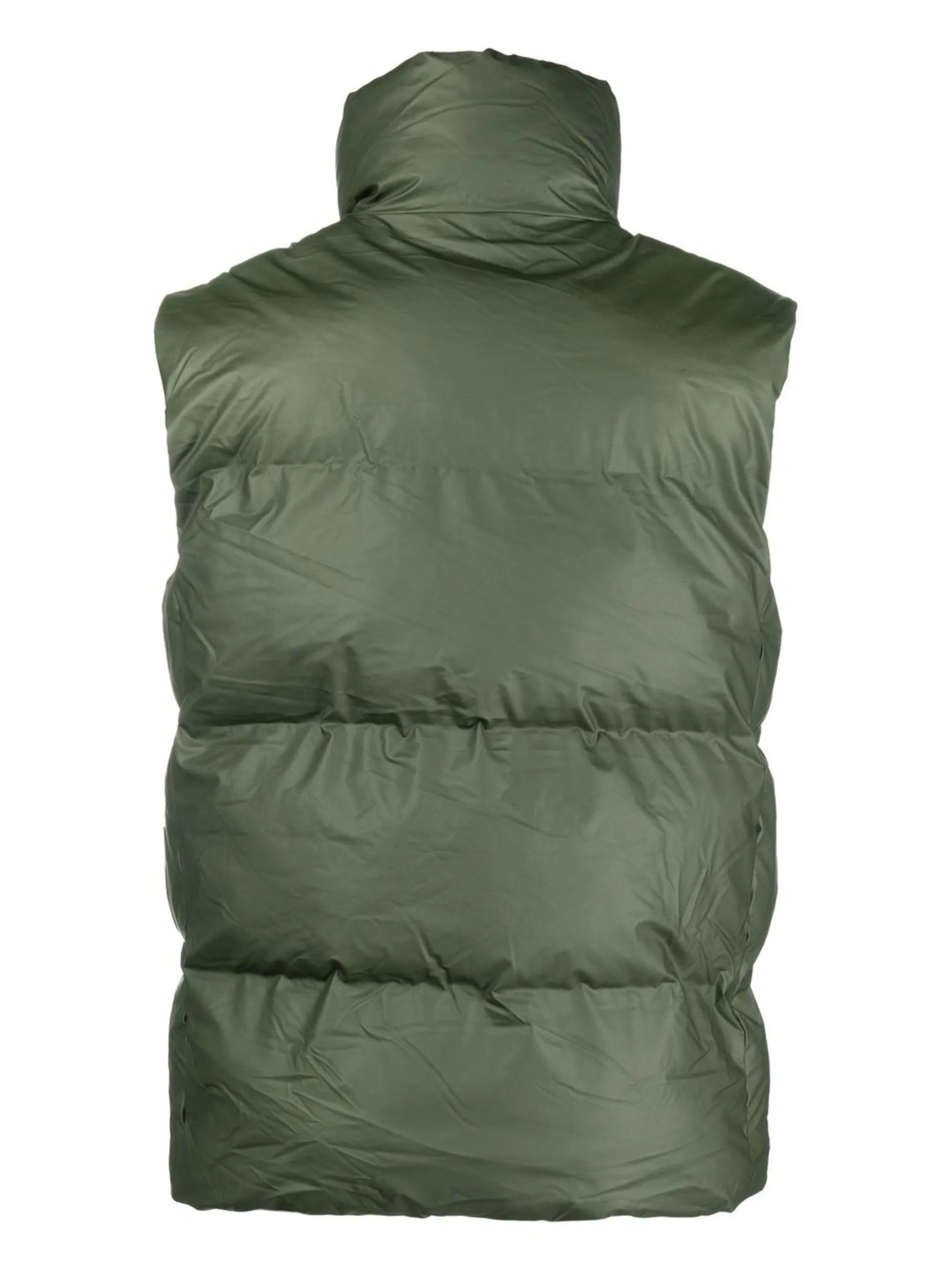 padded high-neck gilet