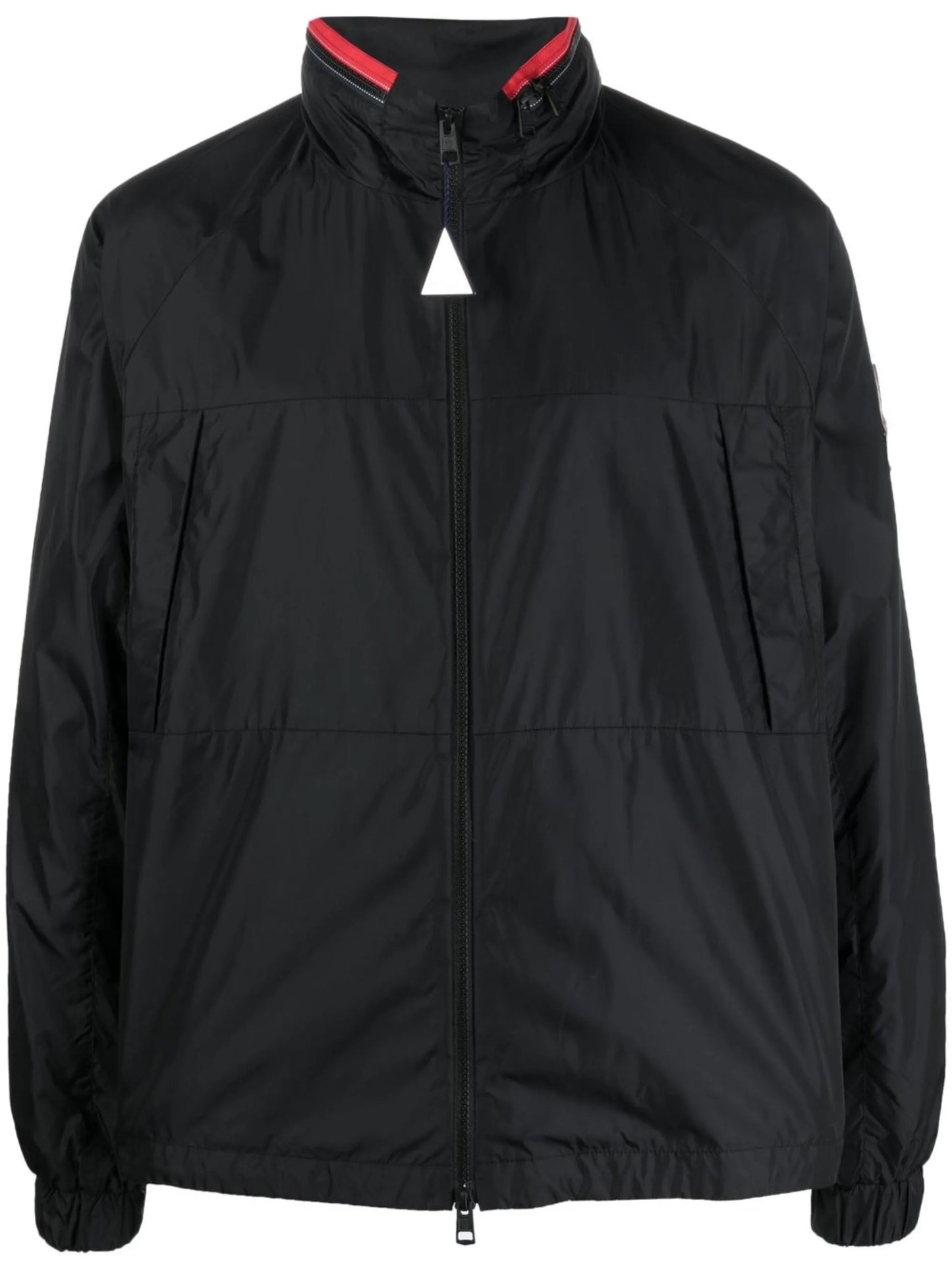 logo-patch windbreaker jacket