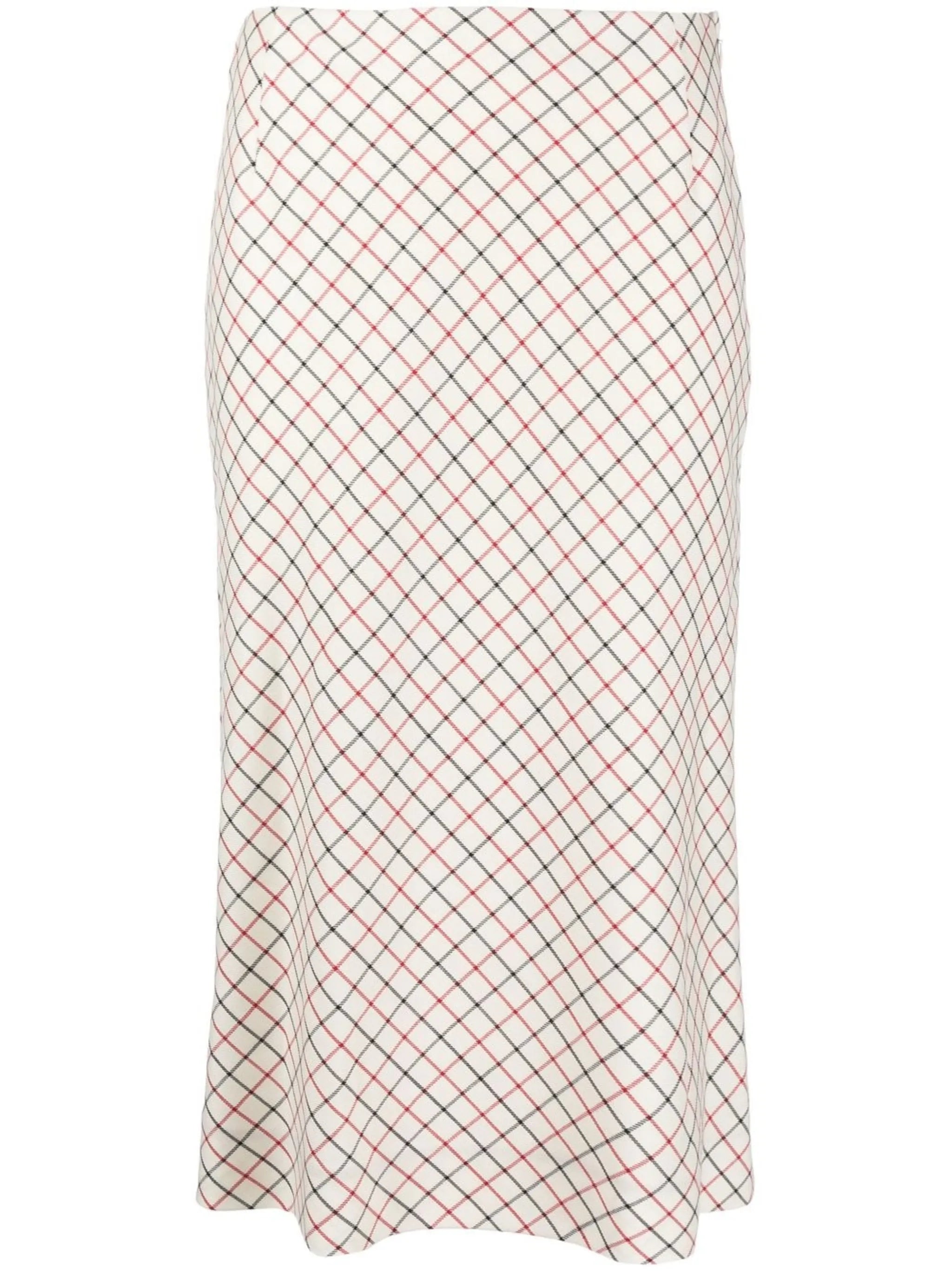 A-line midi skirt