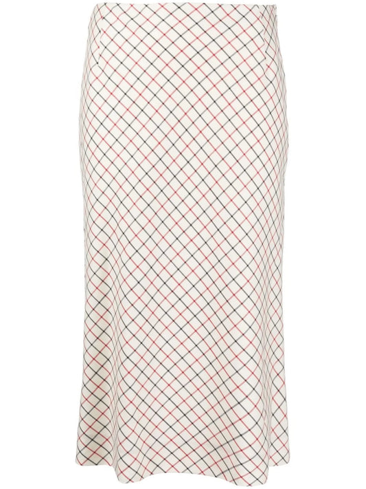 A-line midi skirt