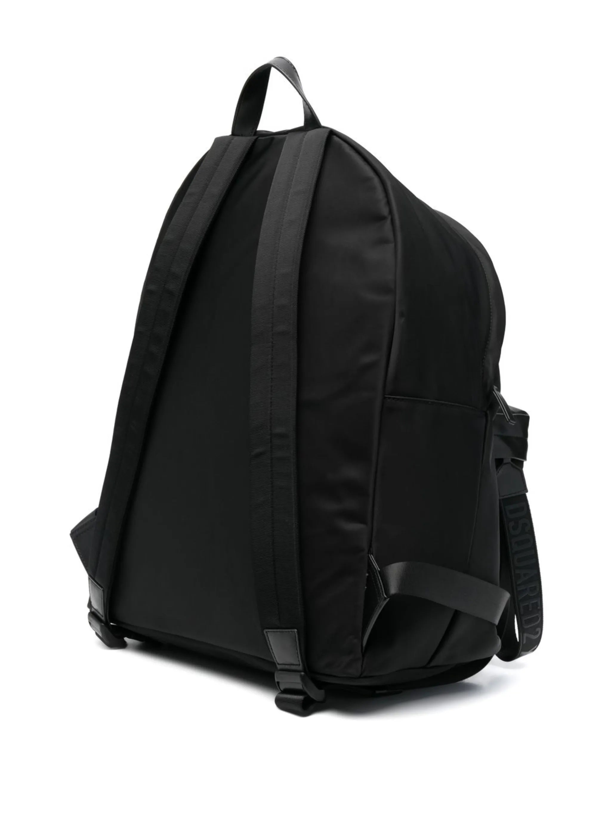 logo-strap backpack