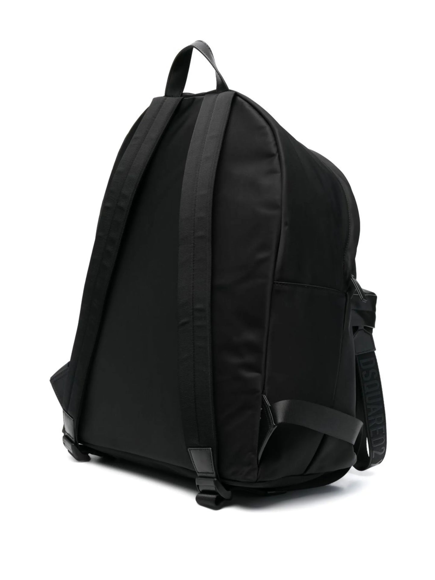 logo-strap backpack