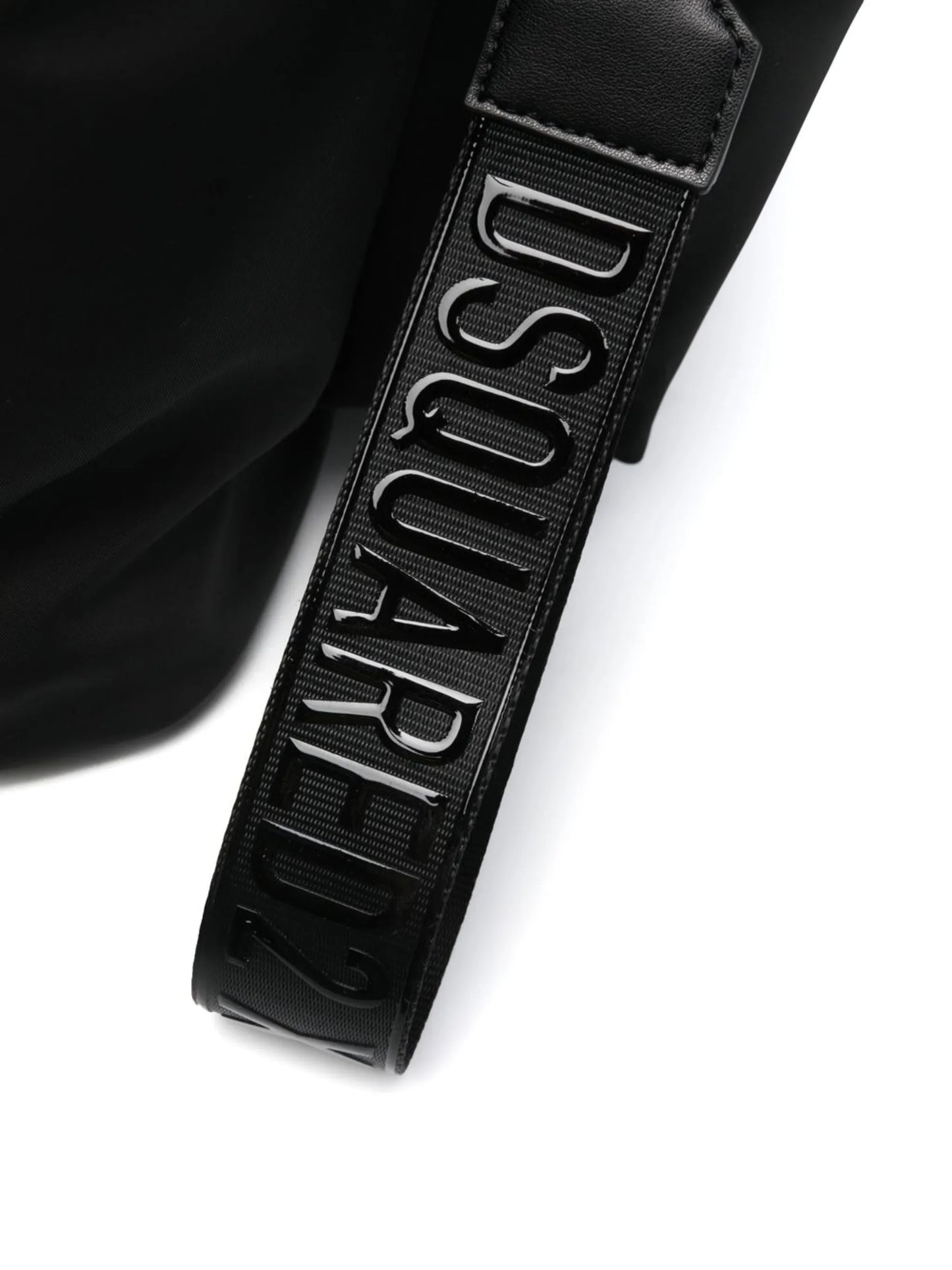logo-strap backpack