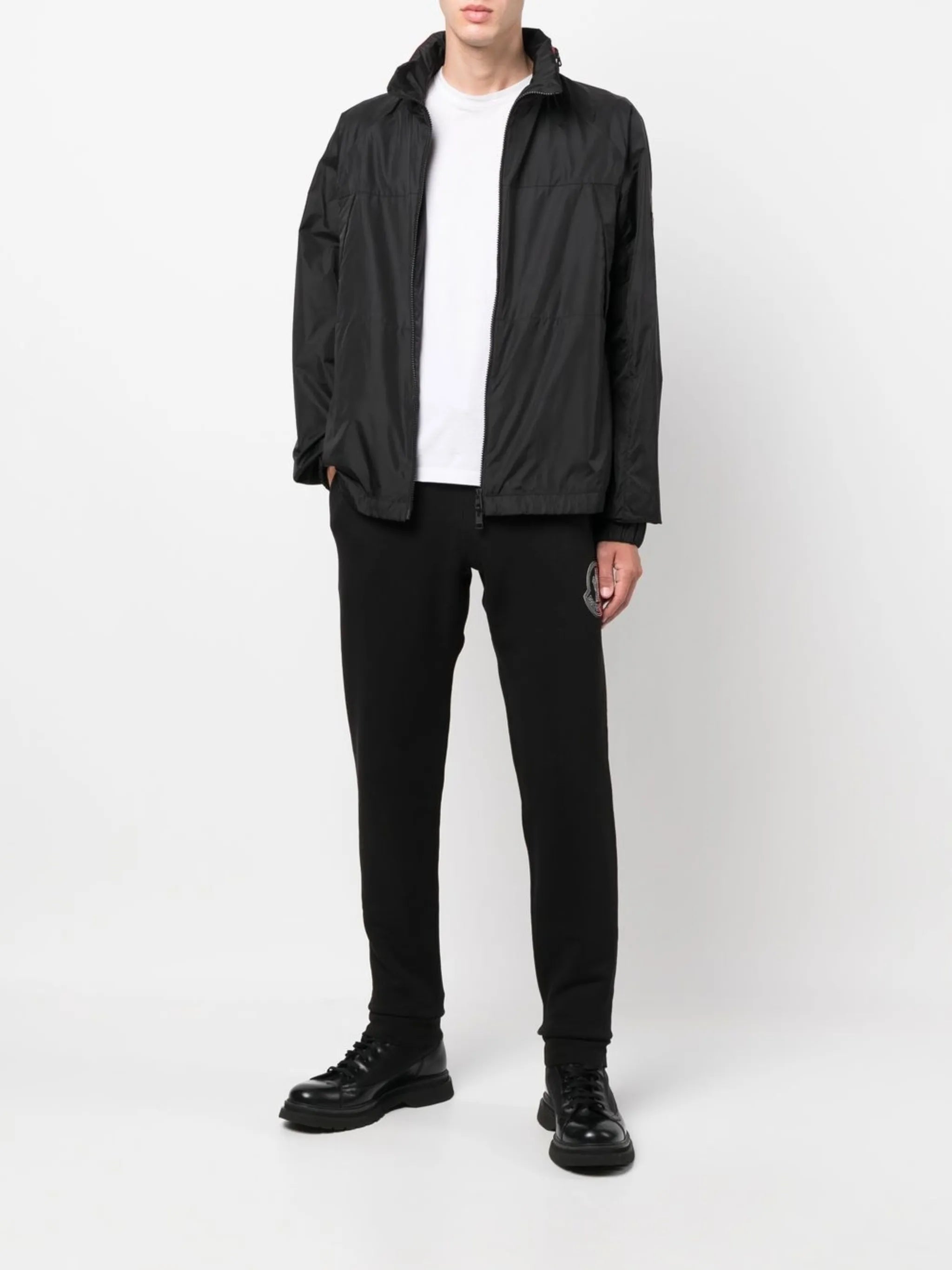 logo-patch track pants