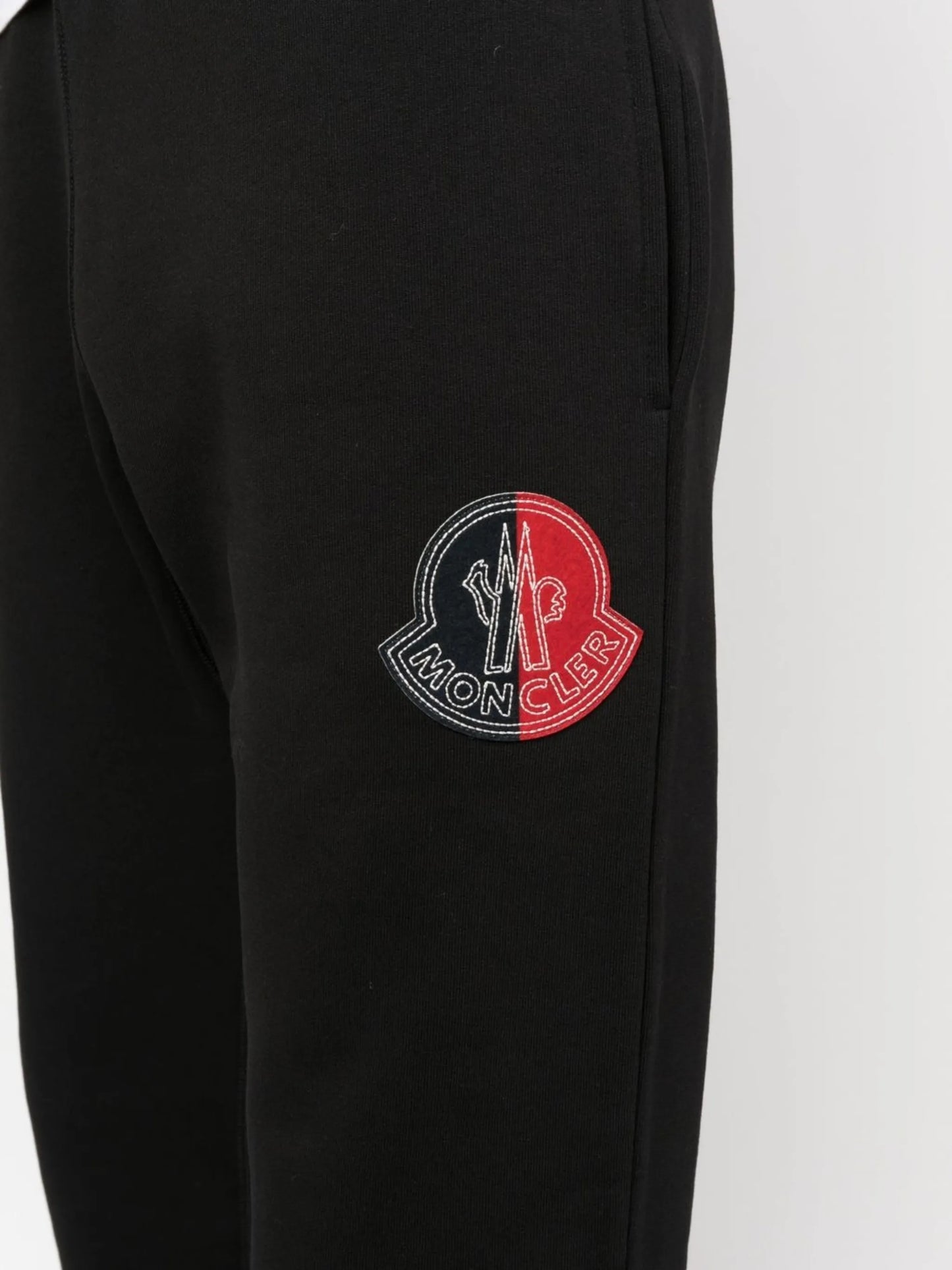 logo-patch track pants
