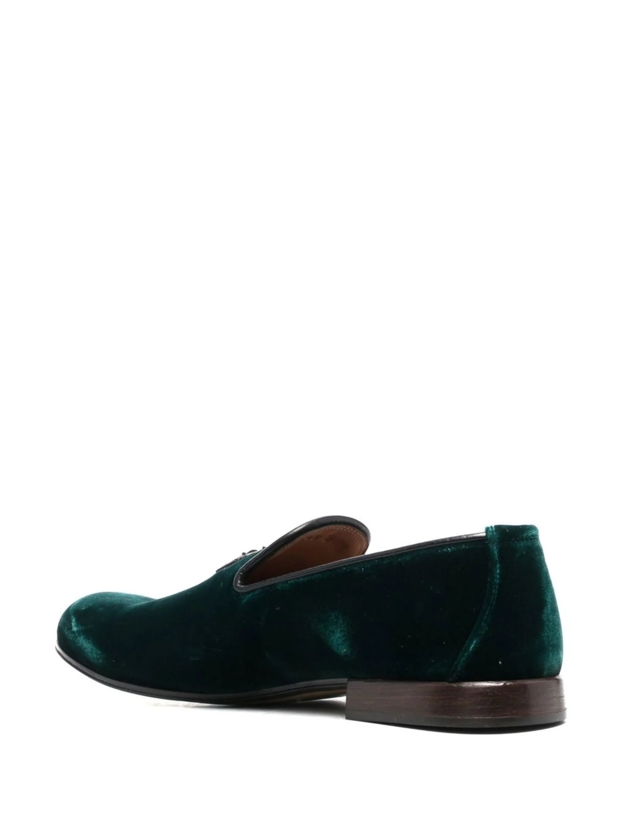 Velvet Nicholas tassel-detail slippers
