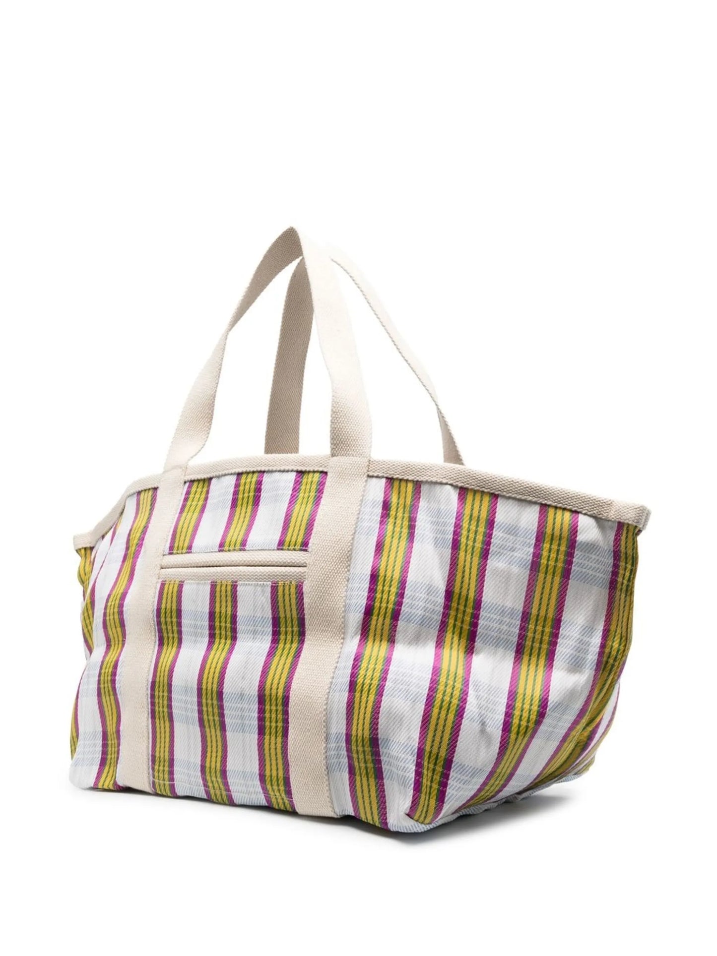 Warden striped tote bag