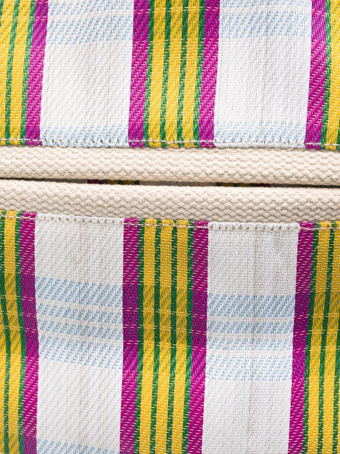 Warden striped tote bag