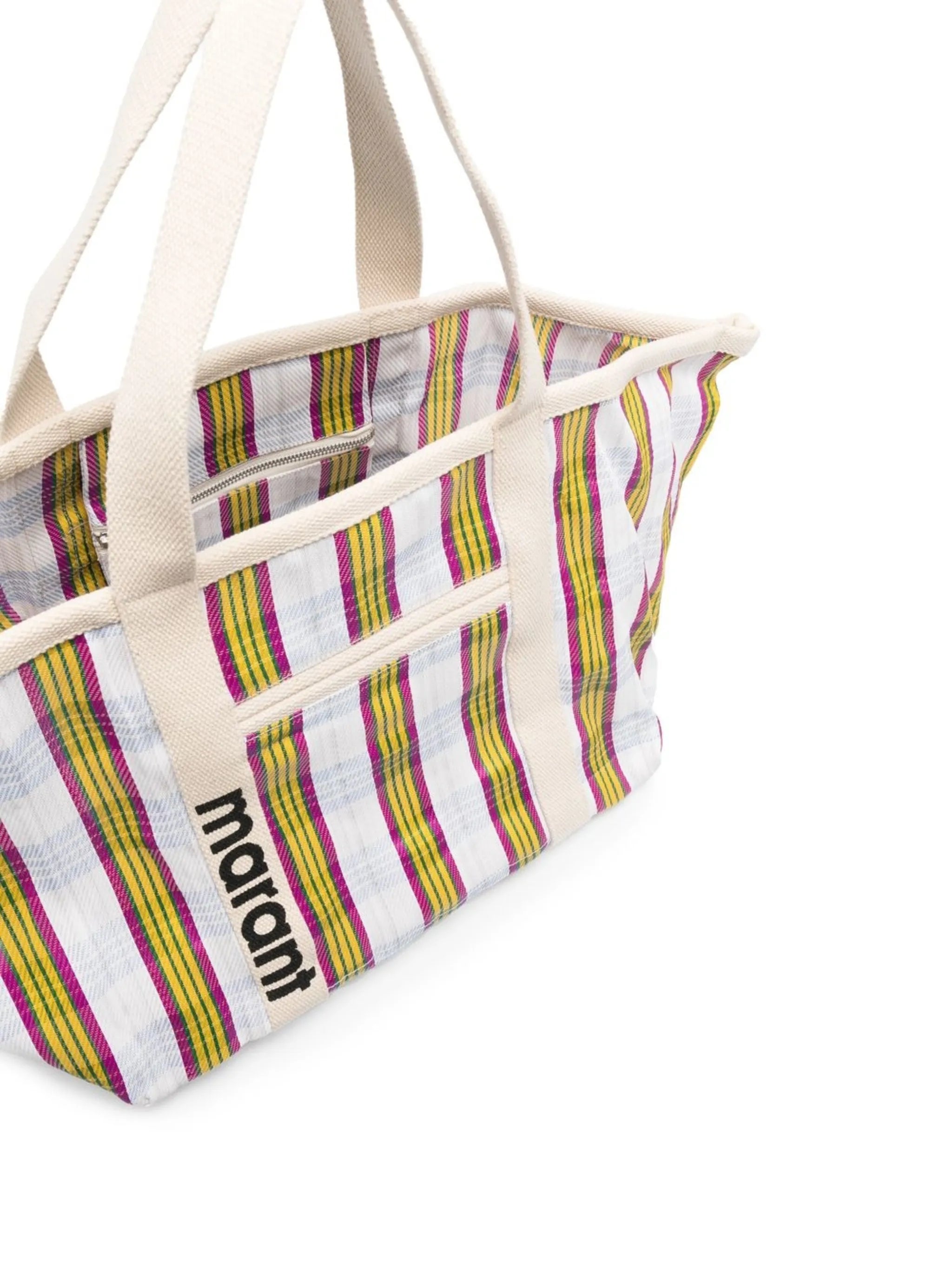 Warden striped tote bag