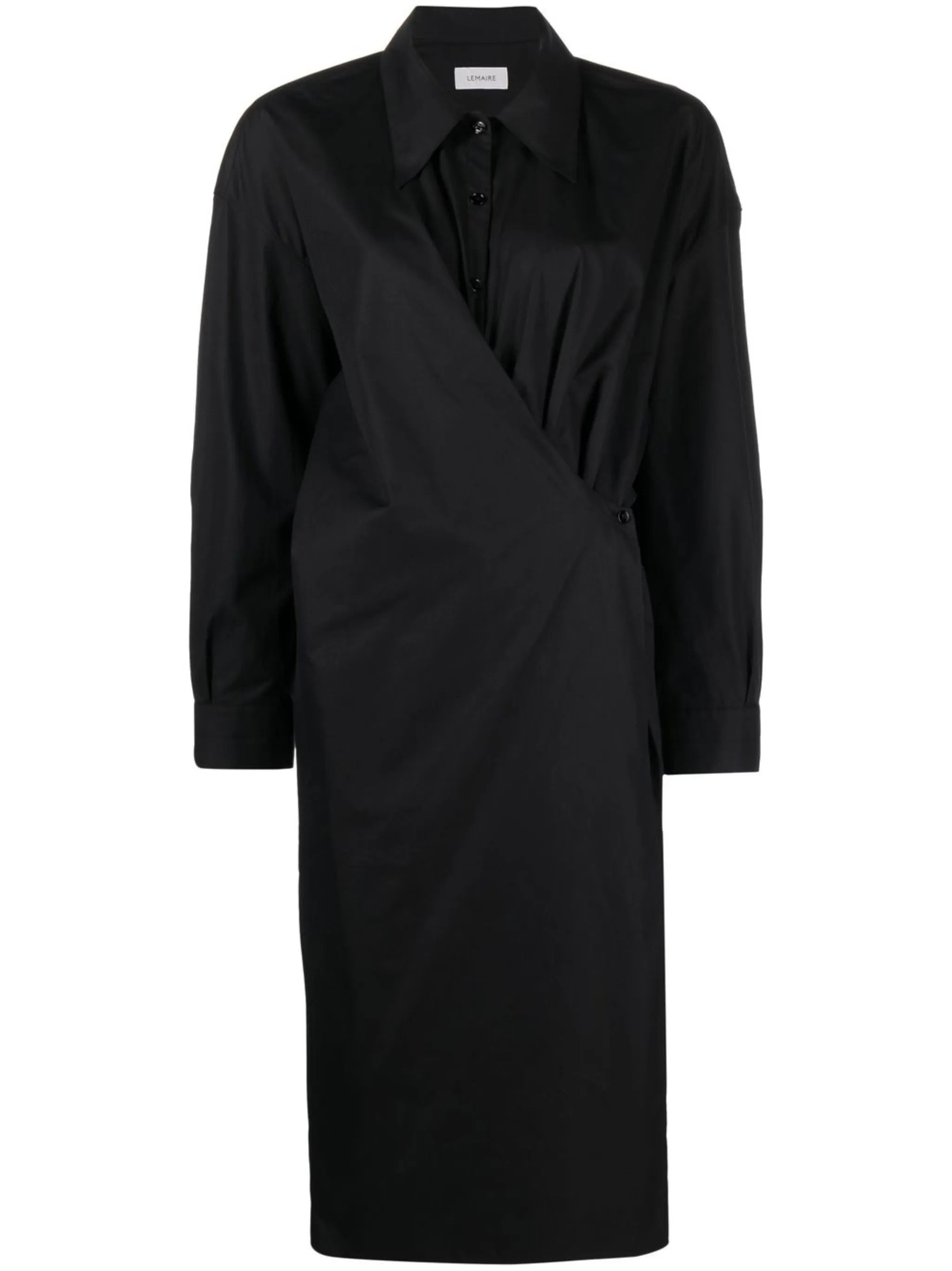 Twisted shirt dress