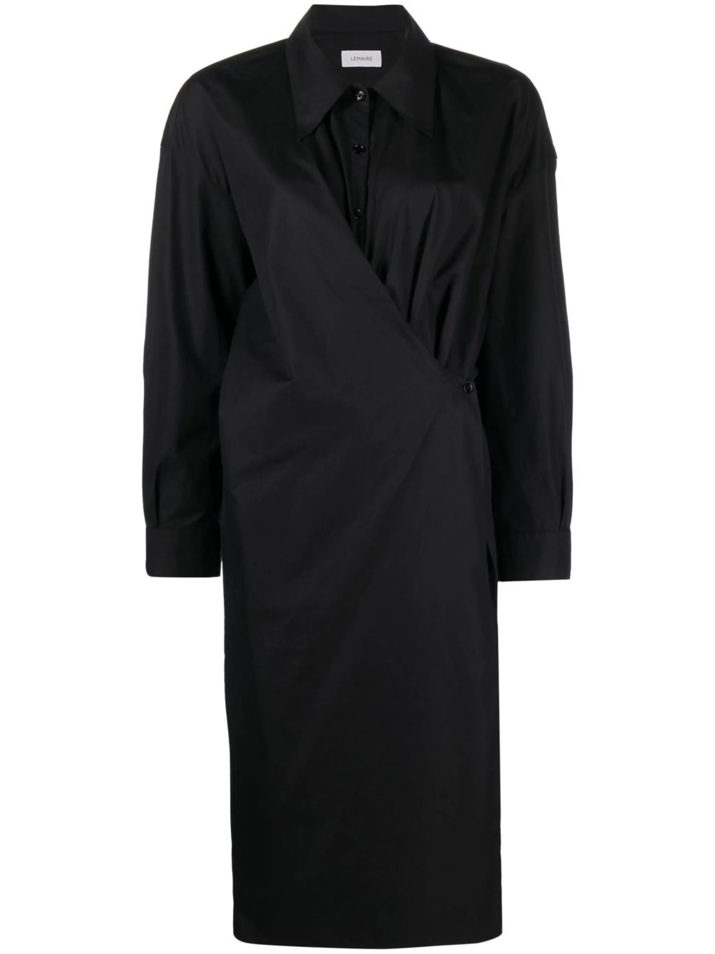 Twisted shirt dress