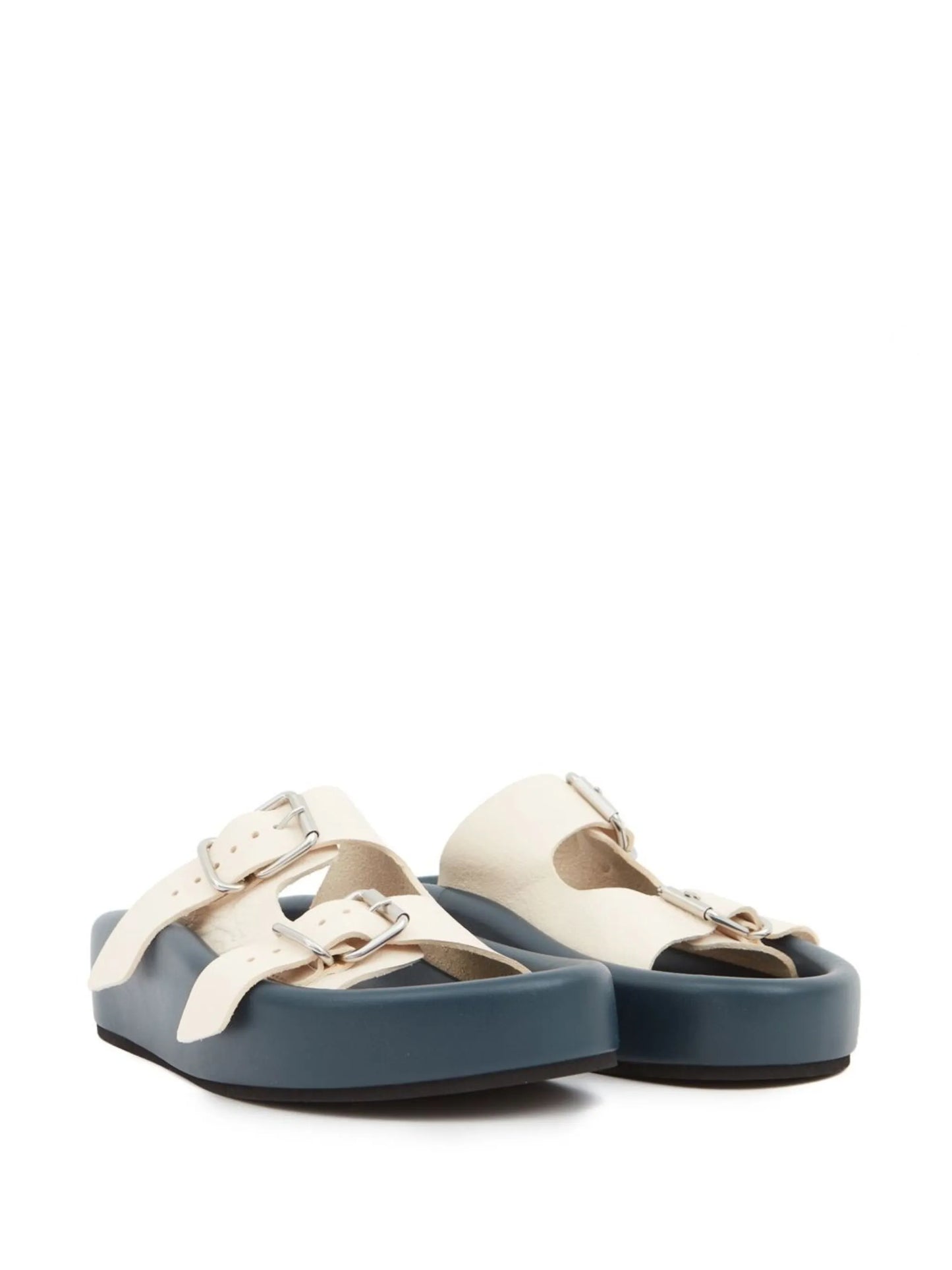 padded leather sandals