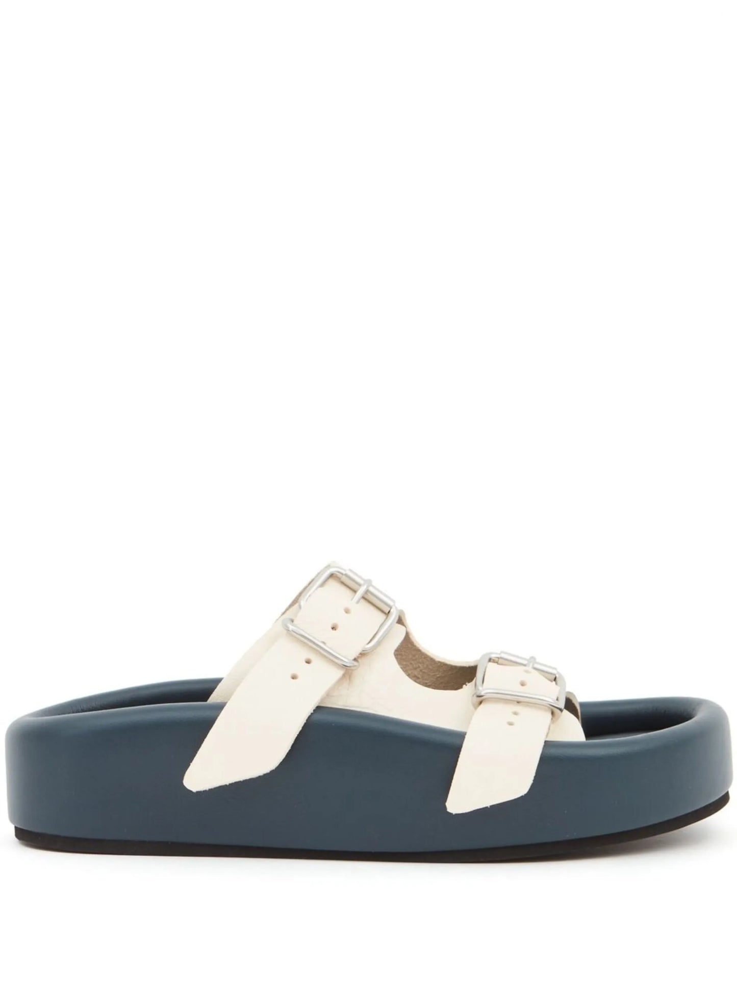 padded leather sandals