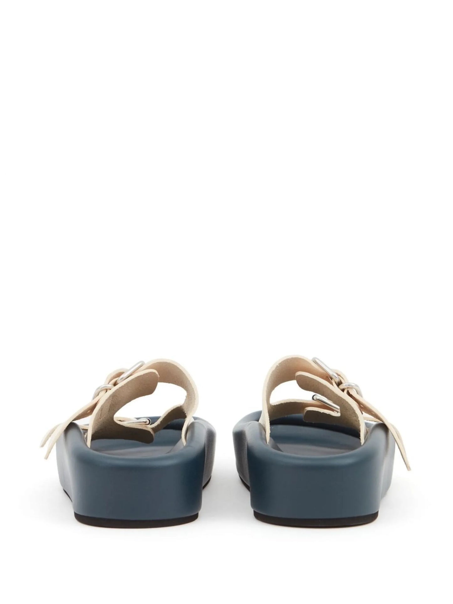 padded leather sandals