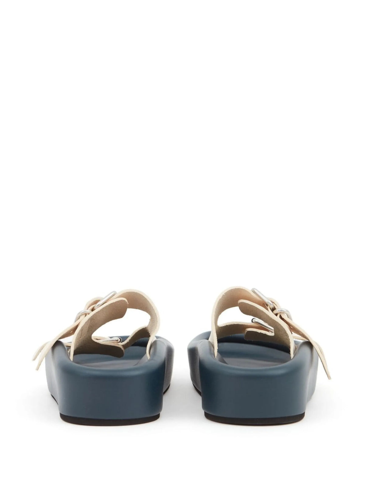 padded leather sandals