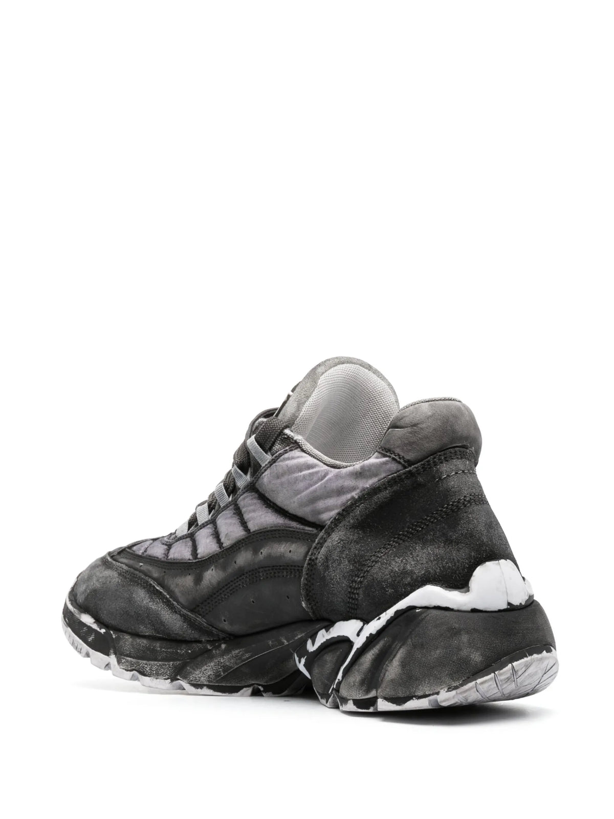 Overdyed low-top sneakers