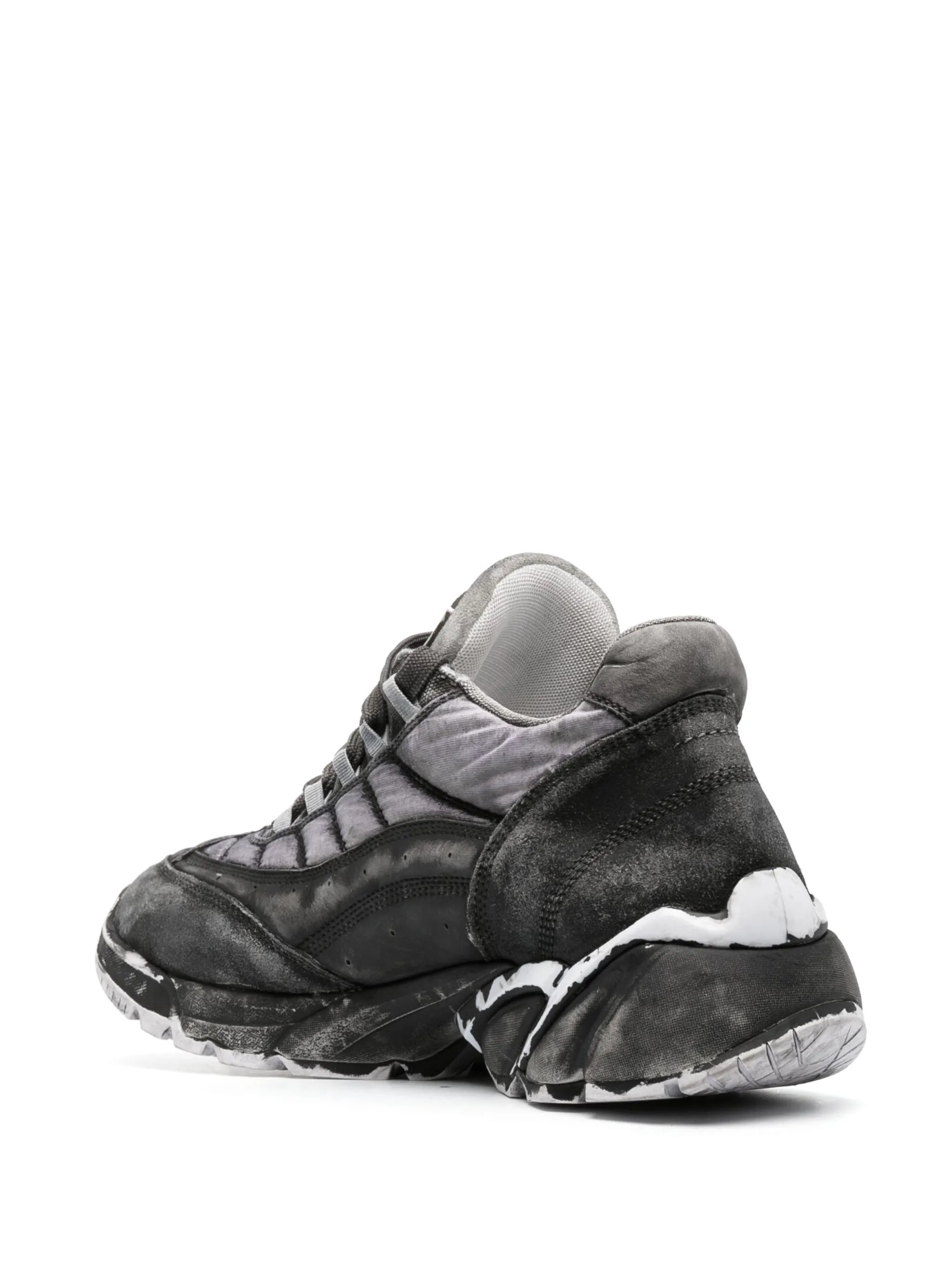 Overdyed low-top sneakers