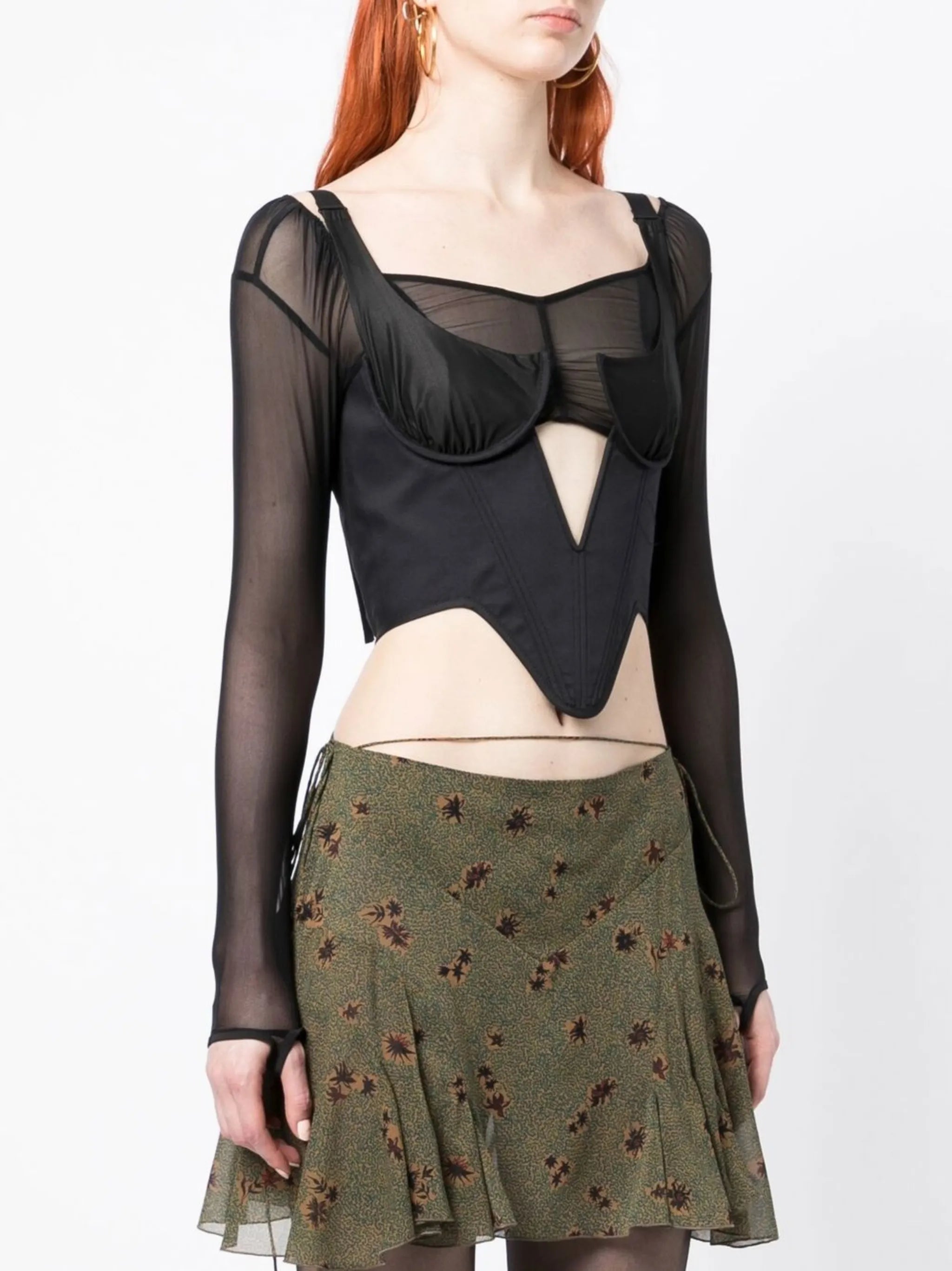 Craze structured bustier