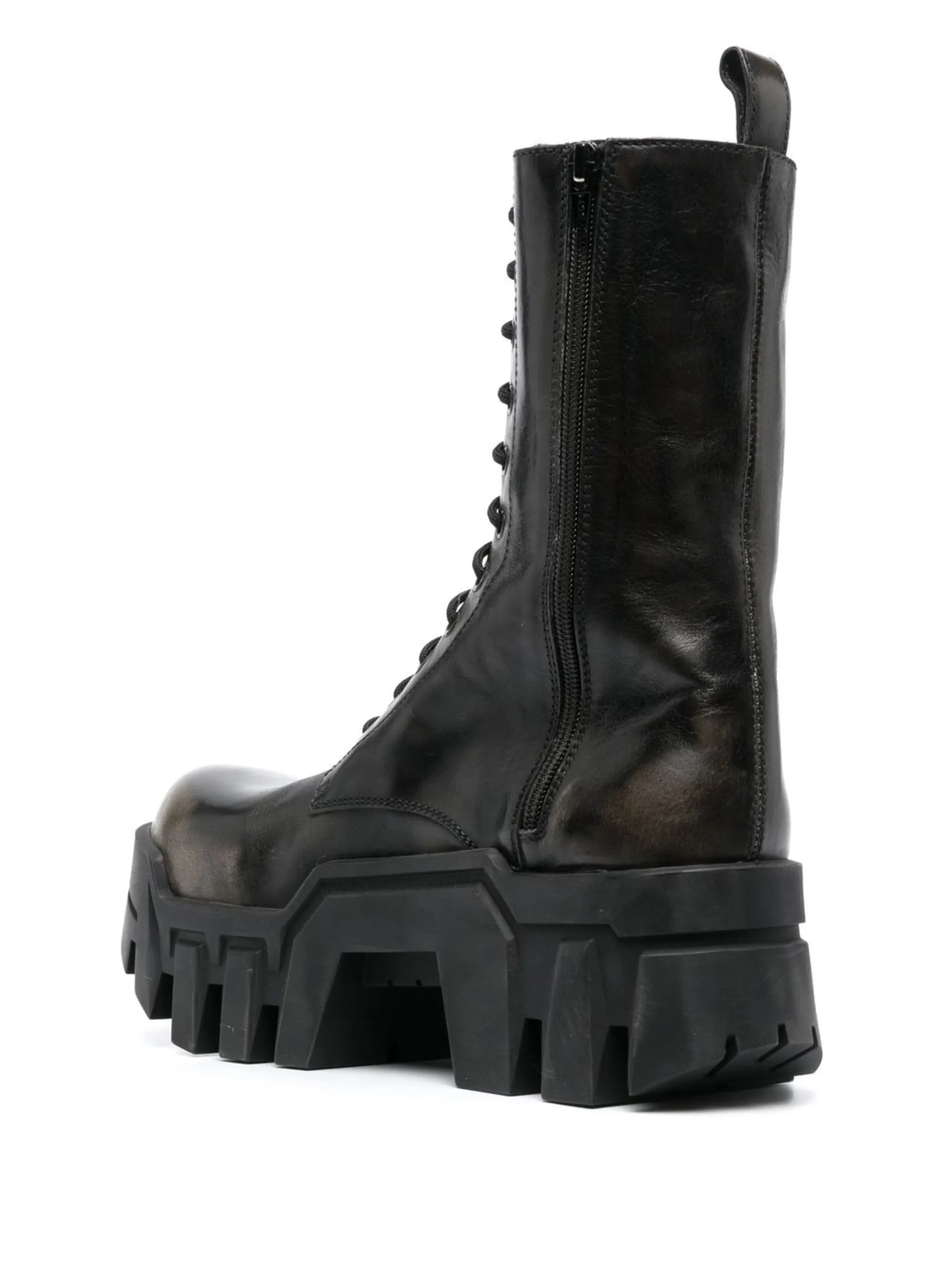 Bulldozer lace-up boots