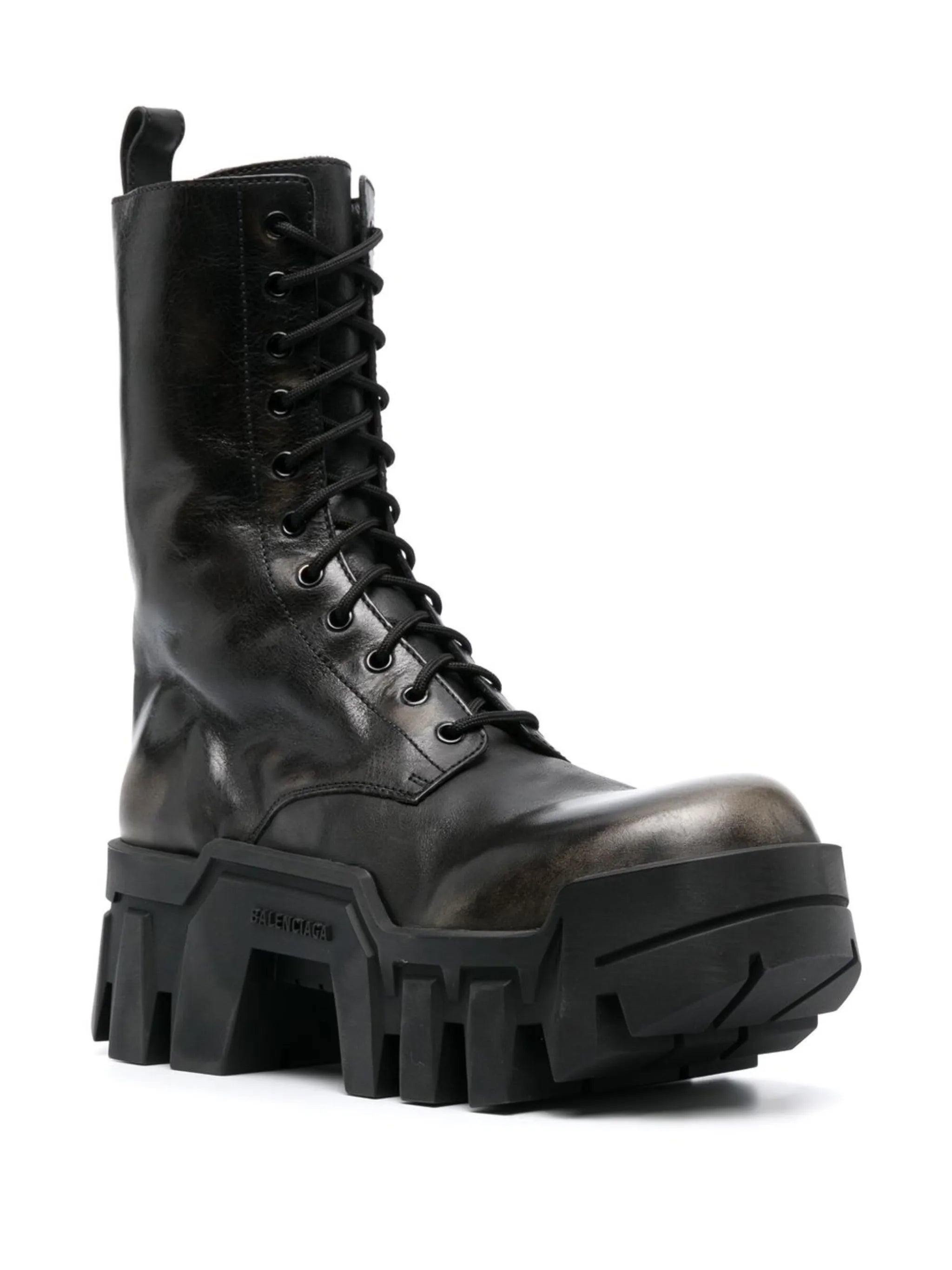 Bulldozer lace-up boots