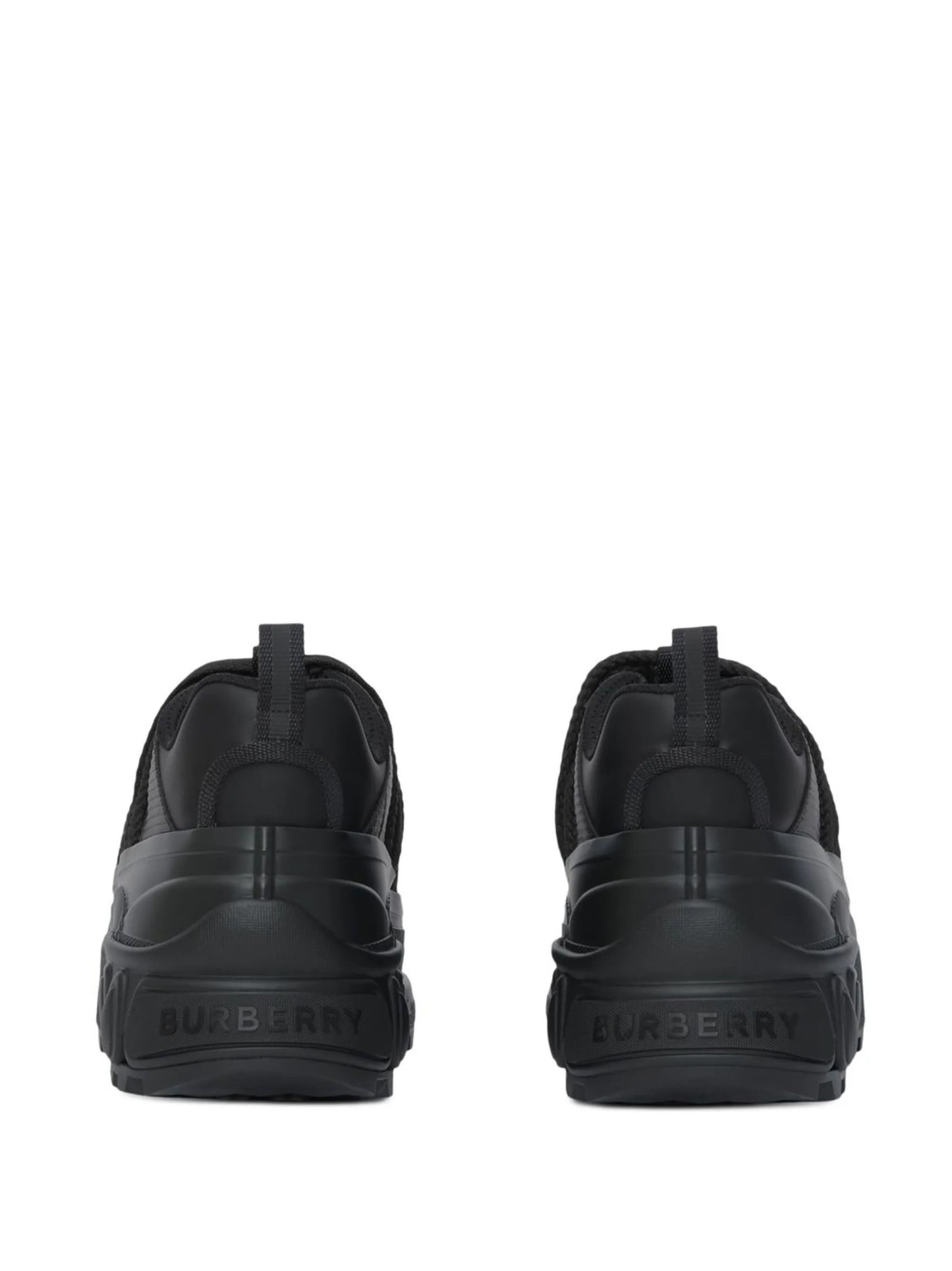 lace-detail leather sneakers