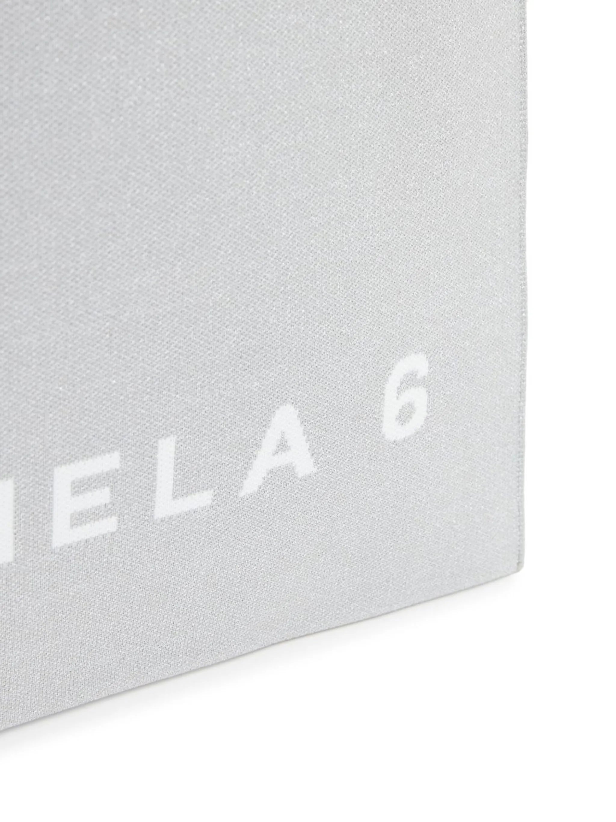 logo-print tote bag