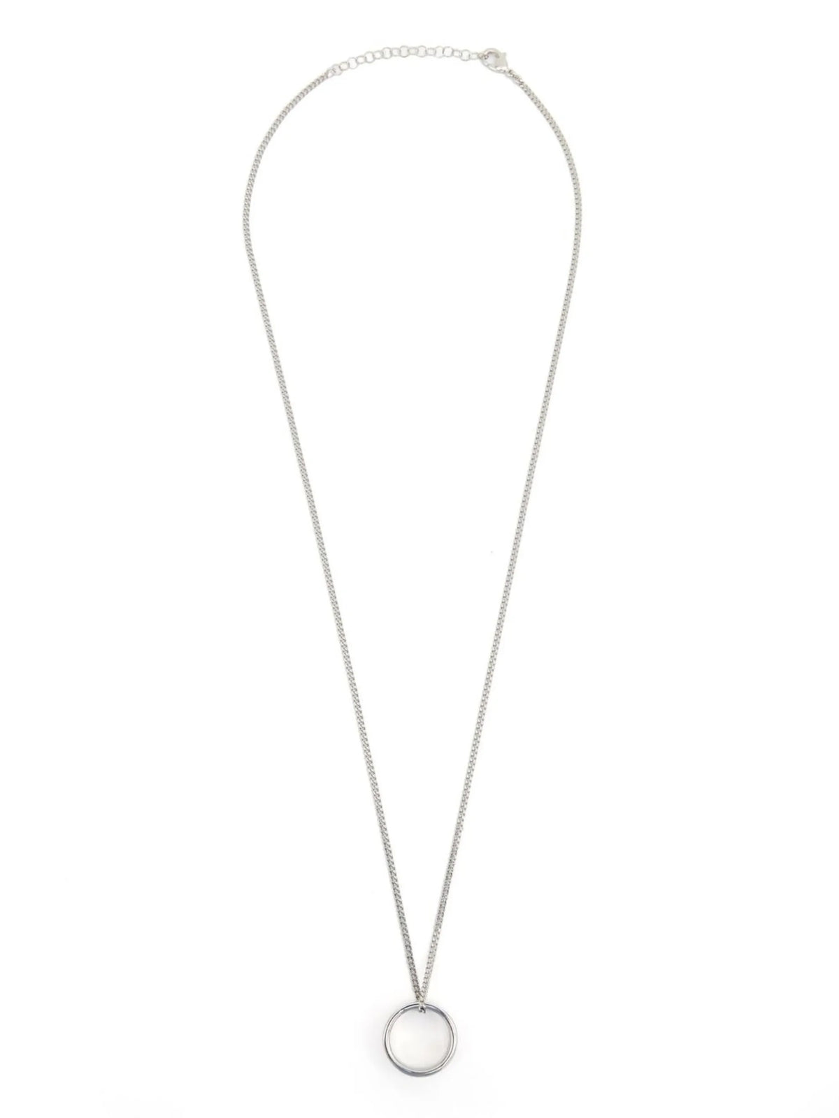 Minimal engraved pendant necklace