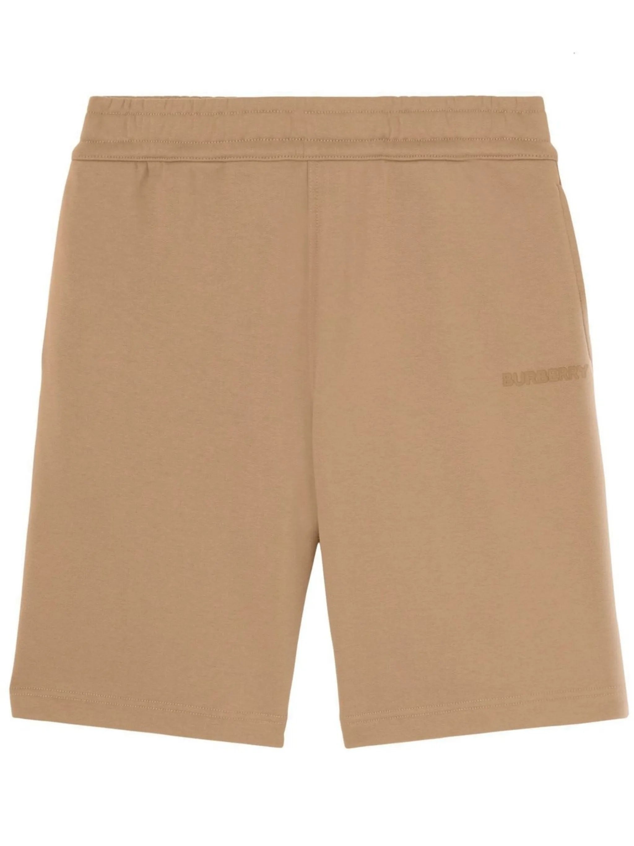 logo-print cotton track shorts