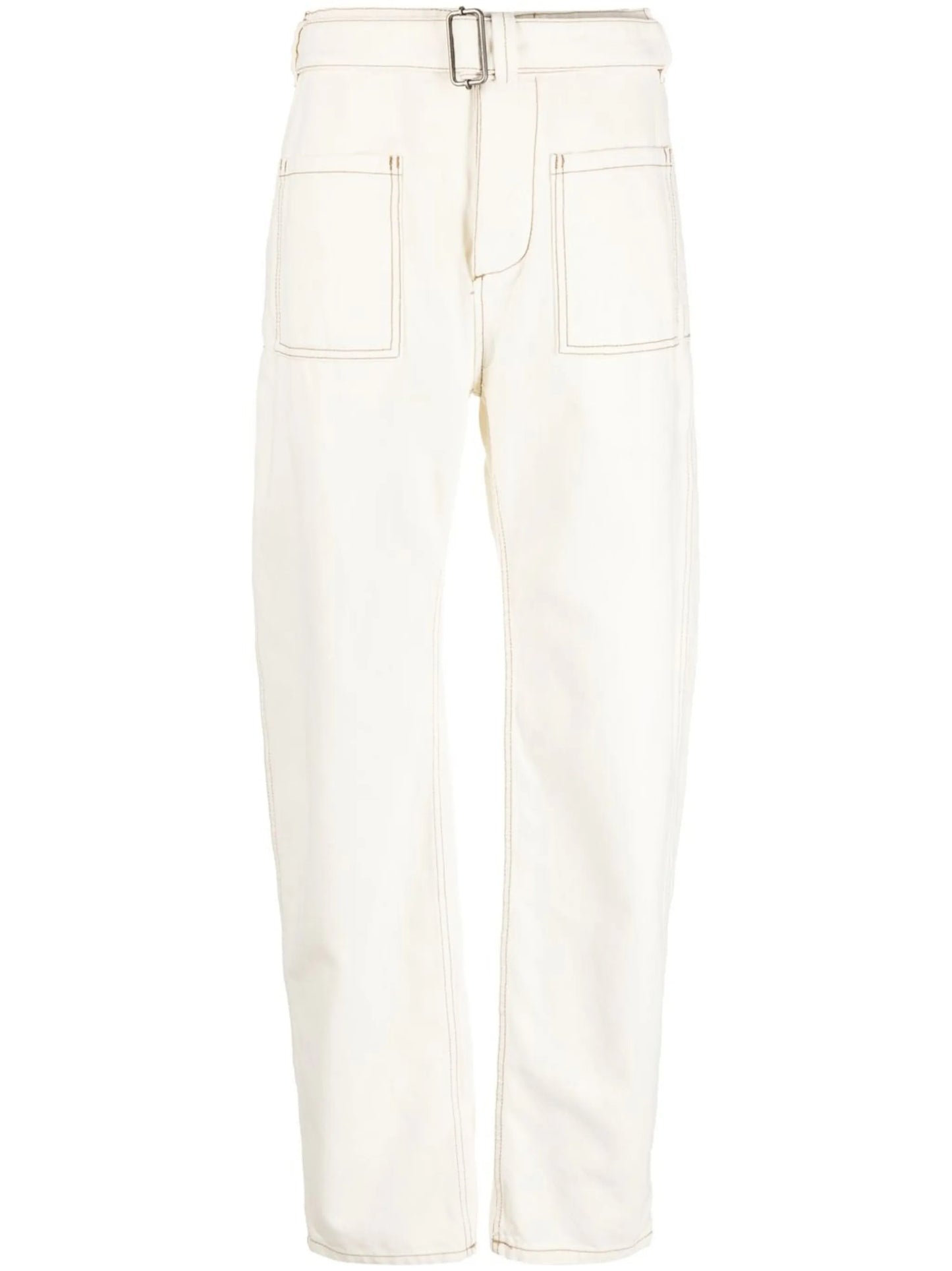 straight-leg cargo trousers