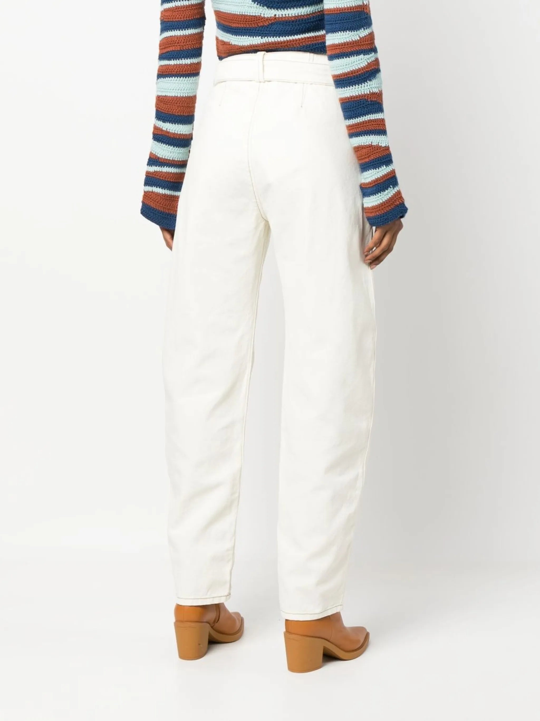 straight-leg cargo trousers