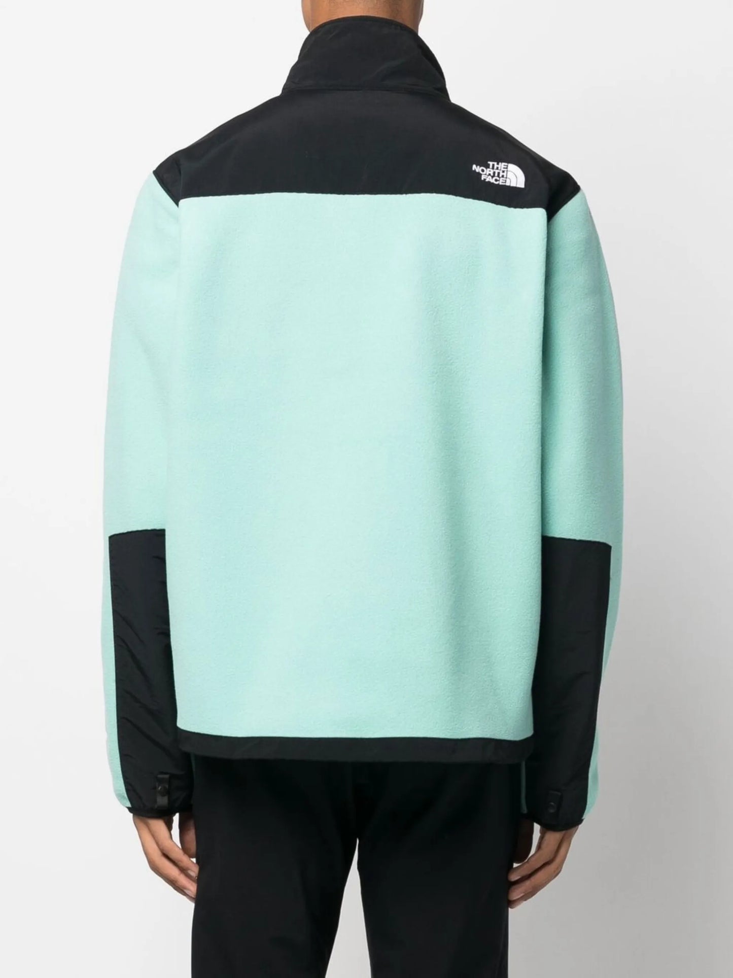 two-tone zipped fleece jacket