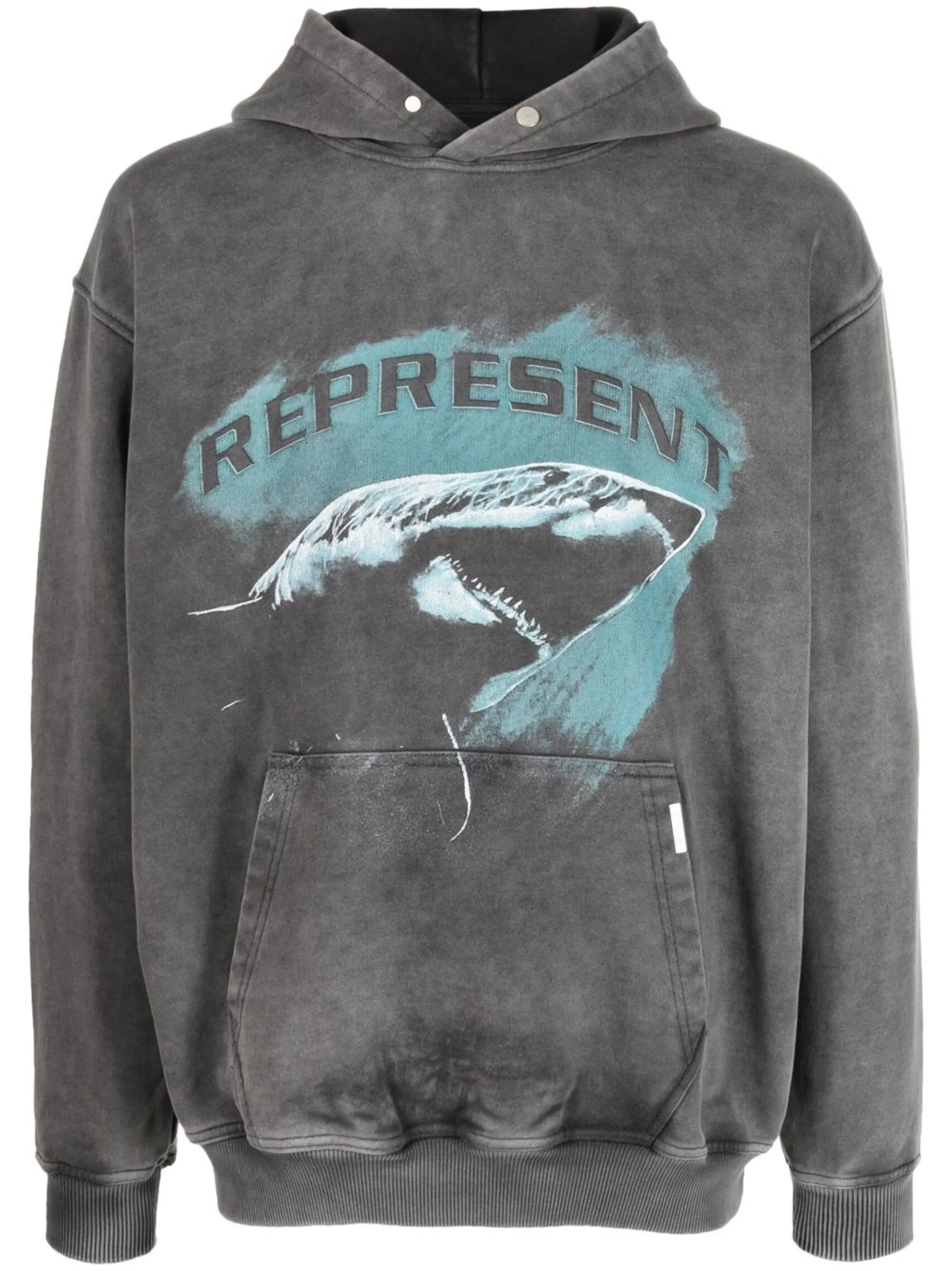 graphic-print hoodie