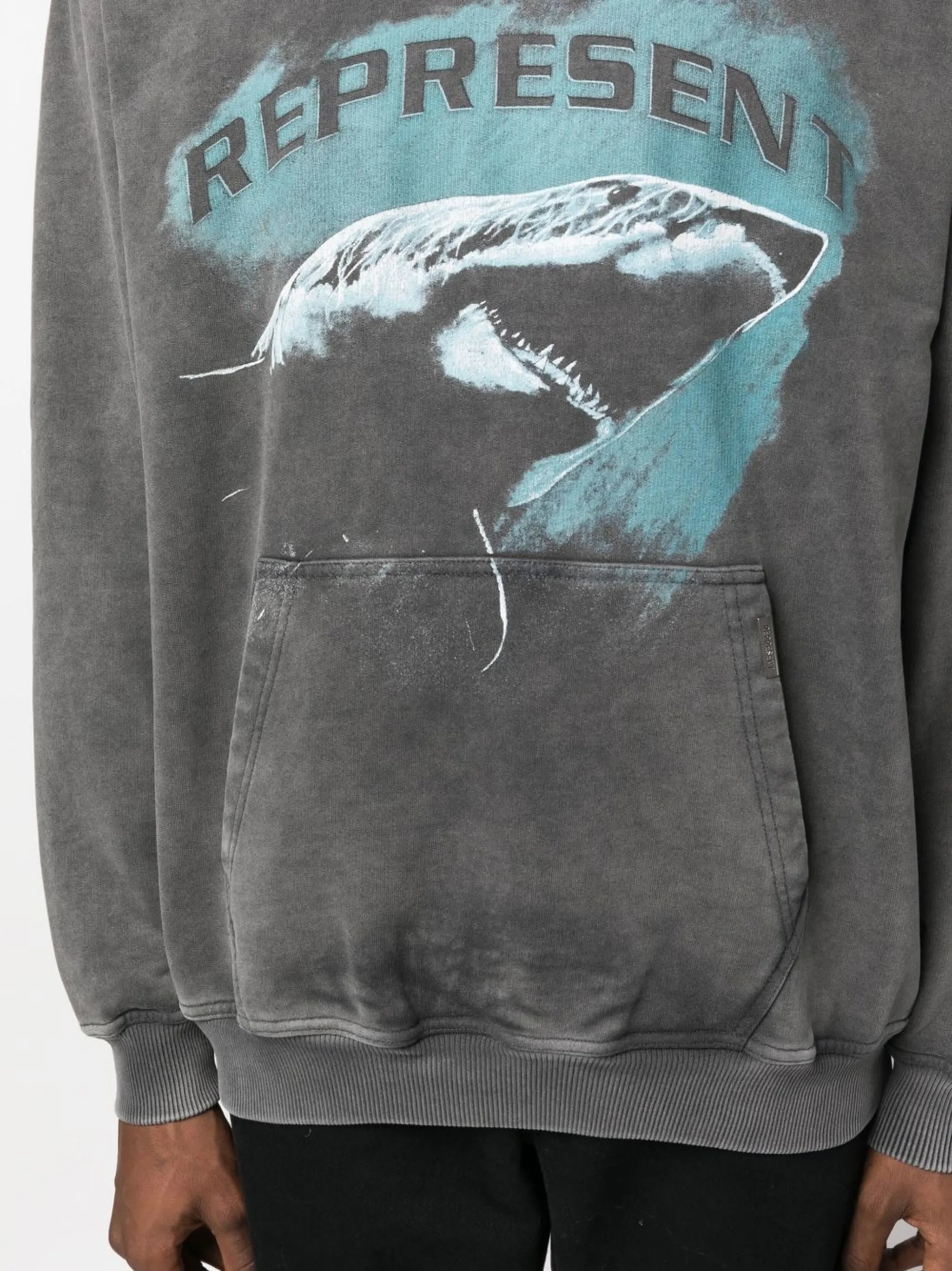 graphic-print hoodie