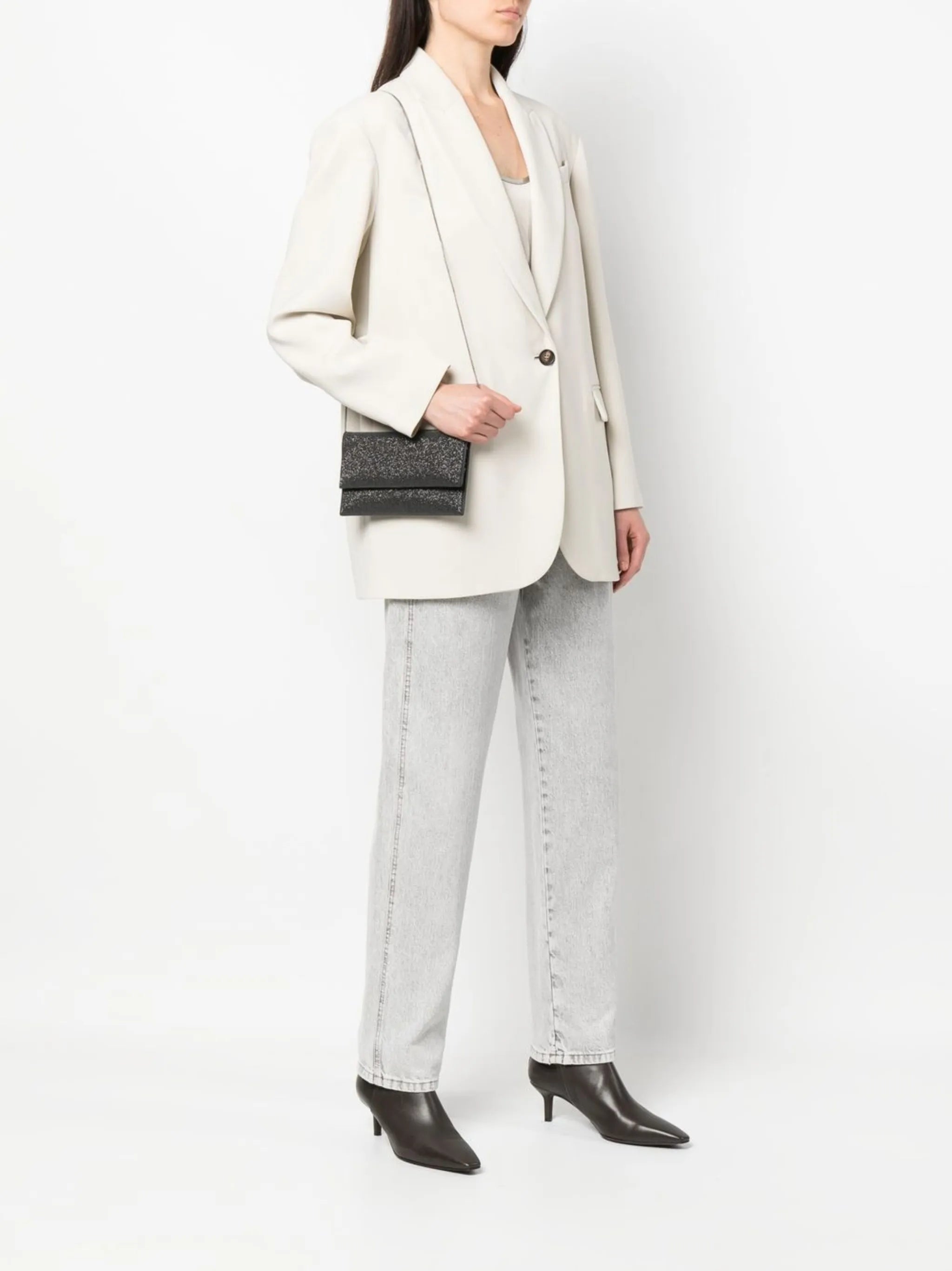 embellished flap bag