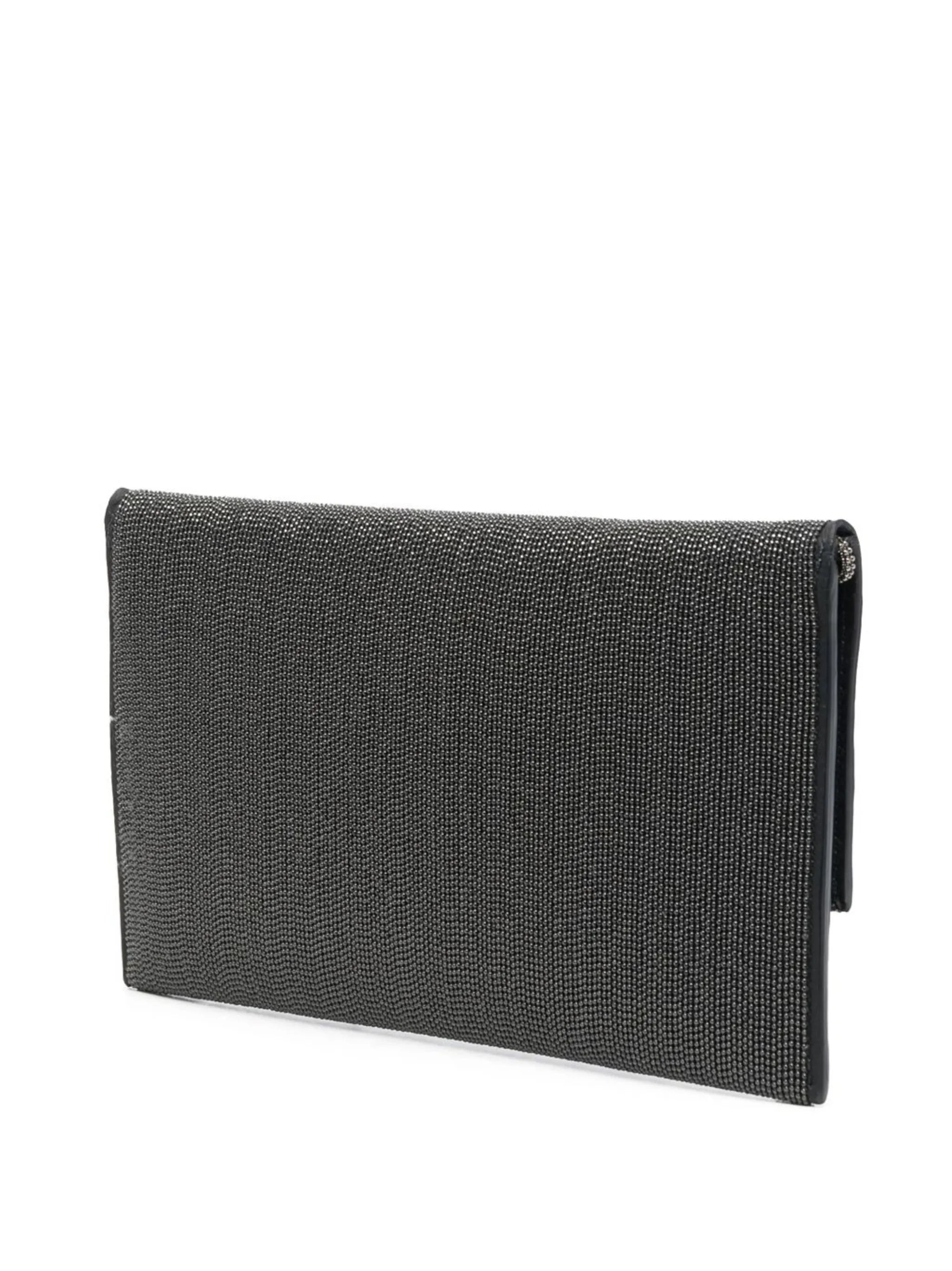 embellished flap bag