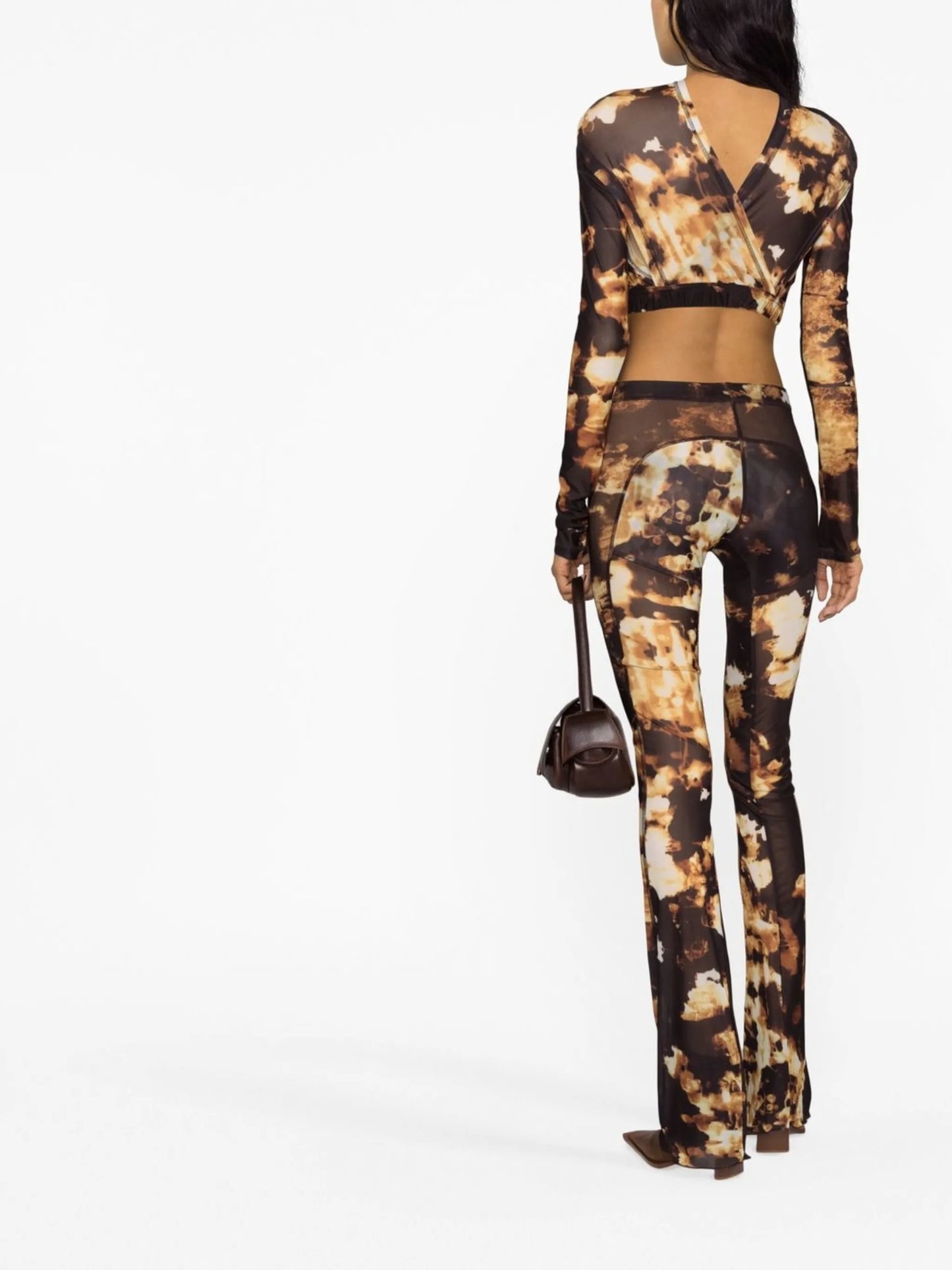 Anti cross-over cropped top