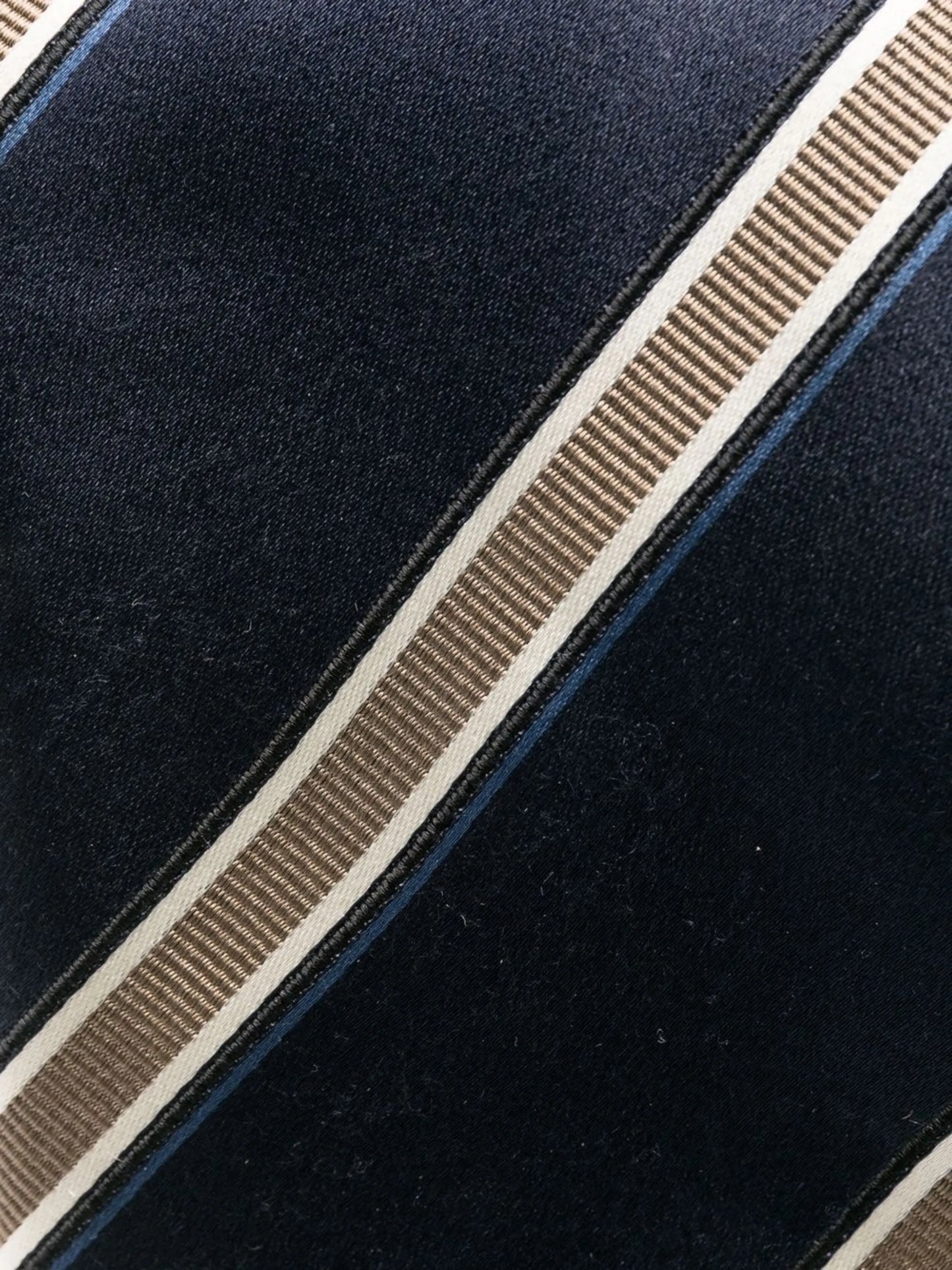 satin stripe-print tie