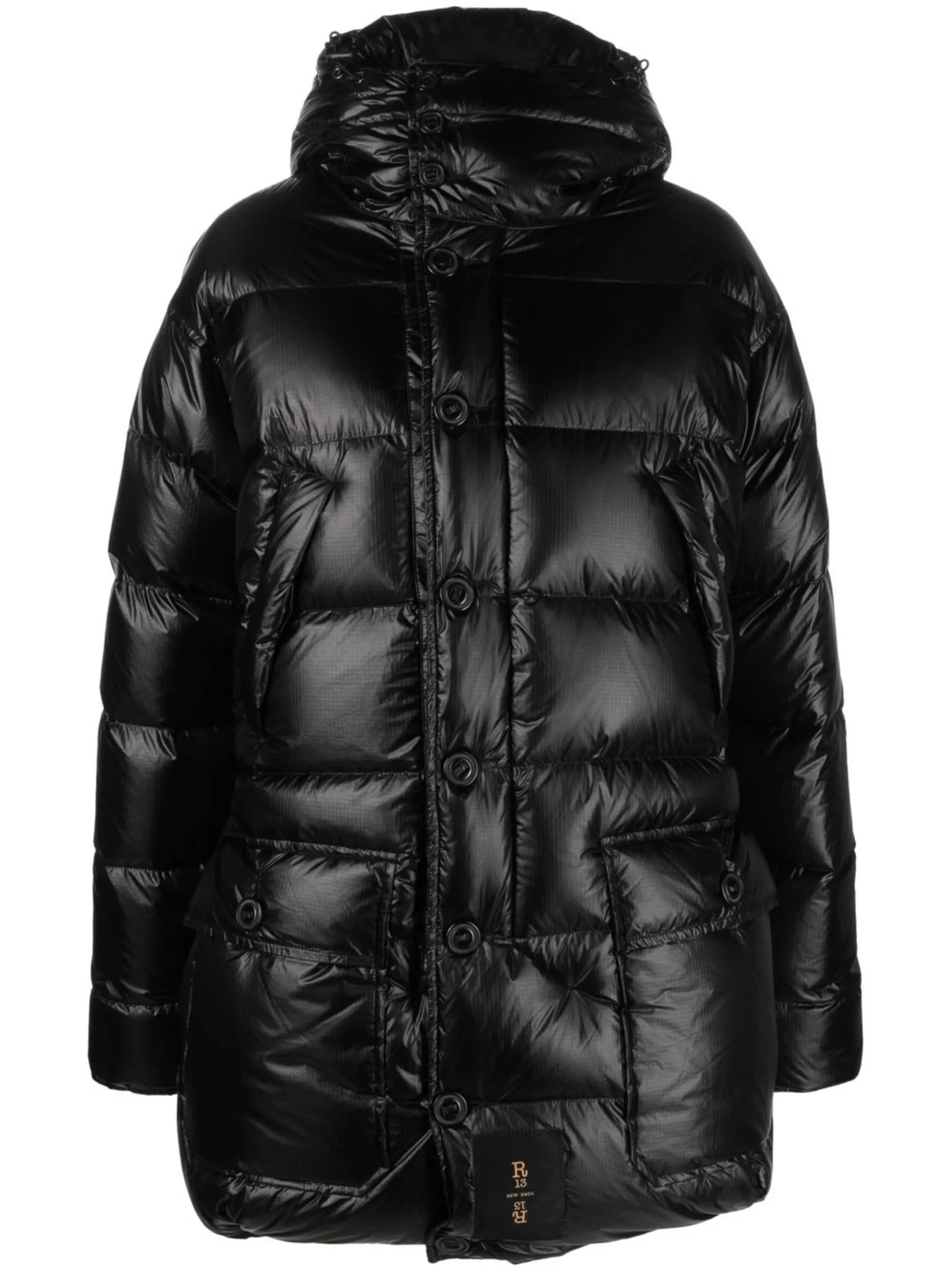 zip-front puffer jacket
