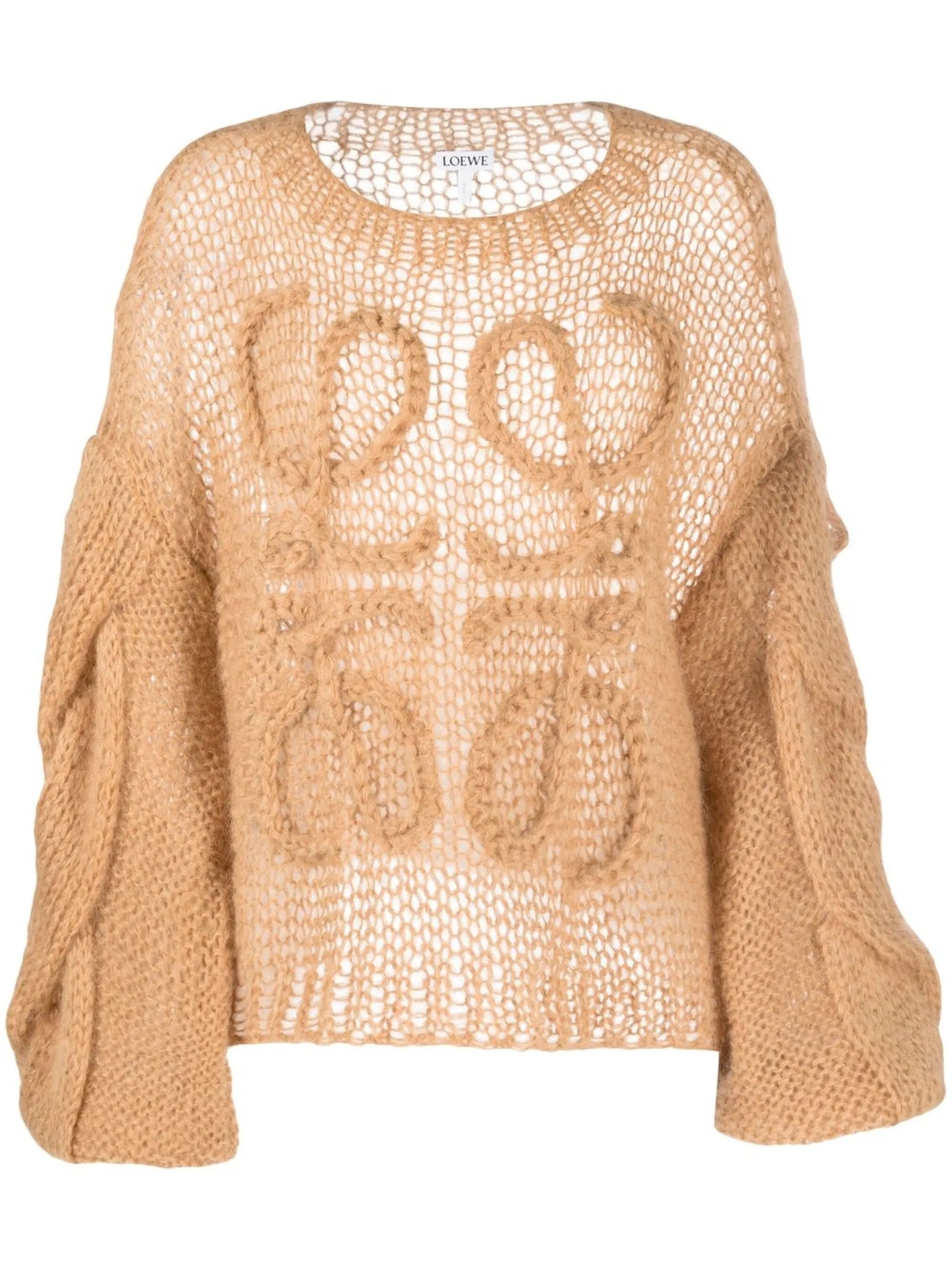 Anagram open-knit jumper