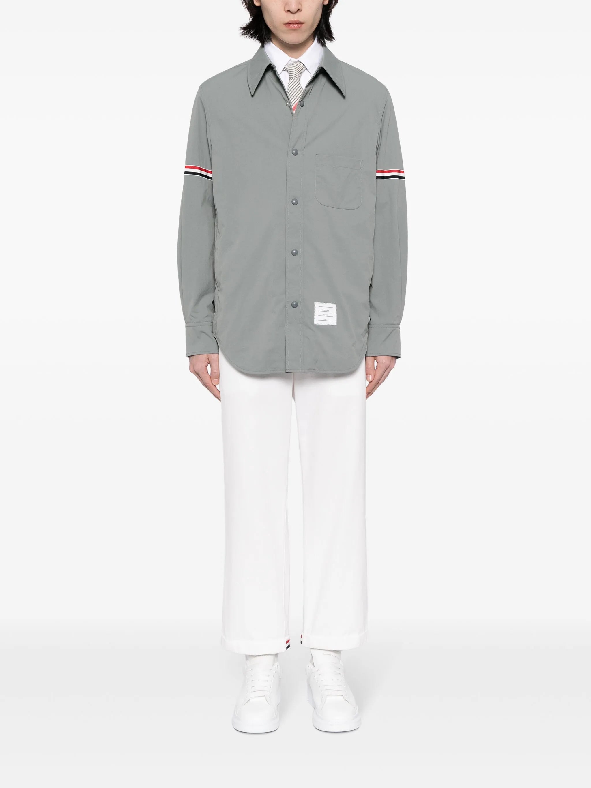 RWB armband piqué shirt jacket