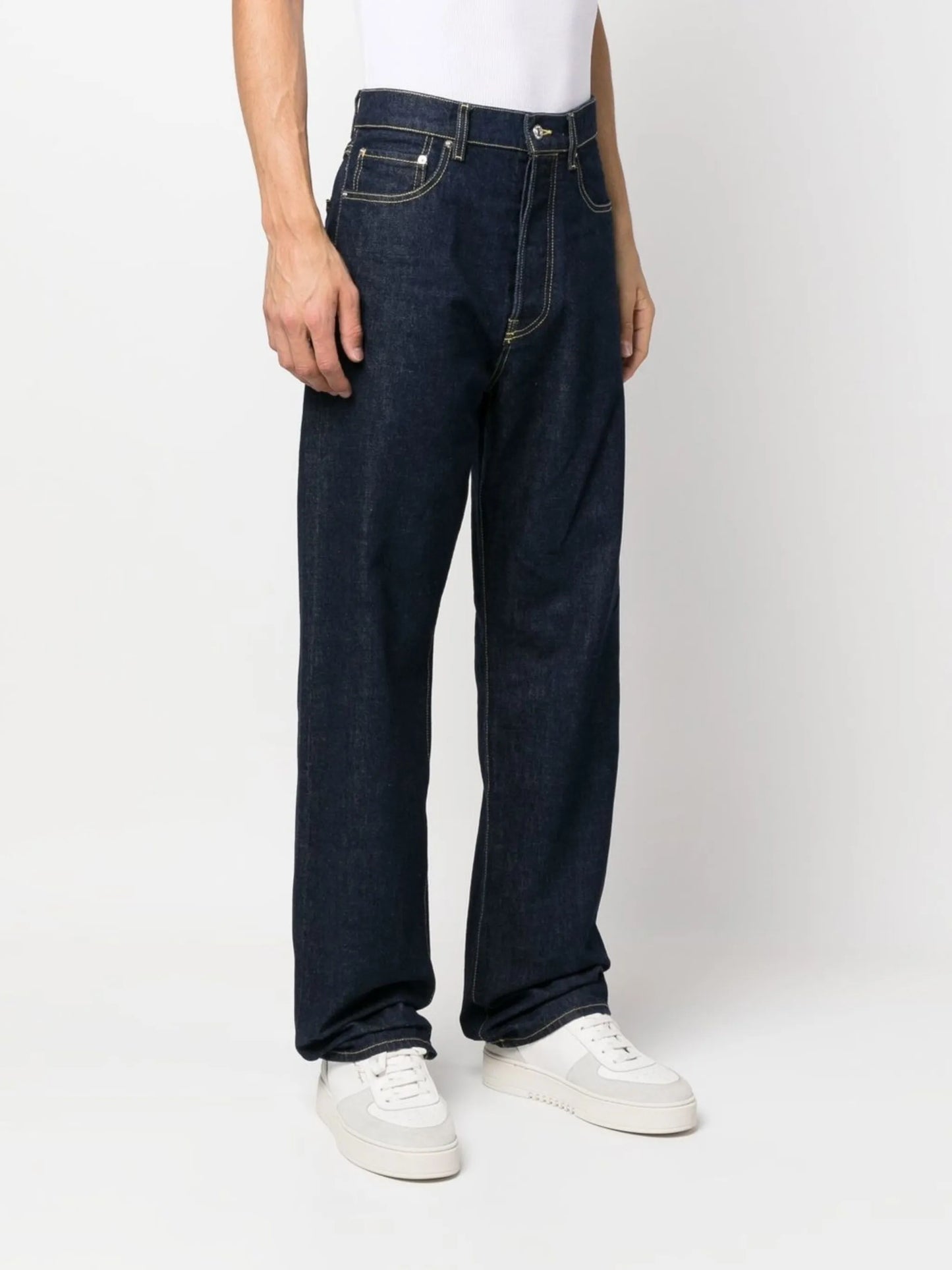 loose-fit denim pants